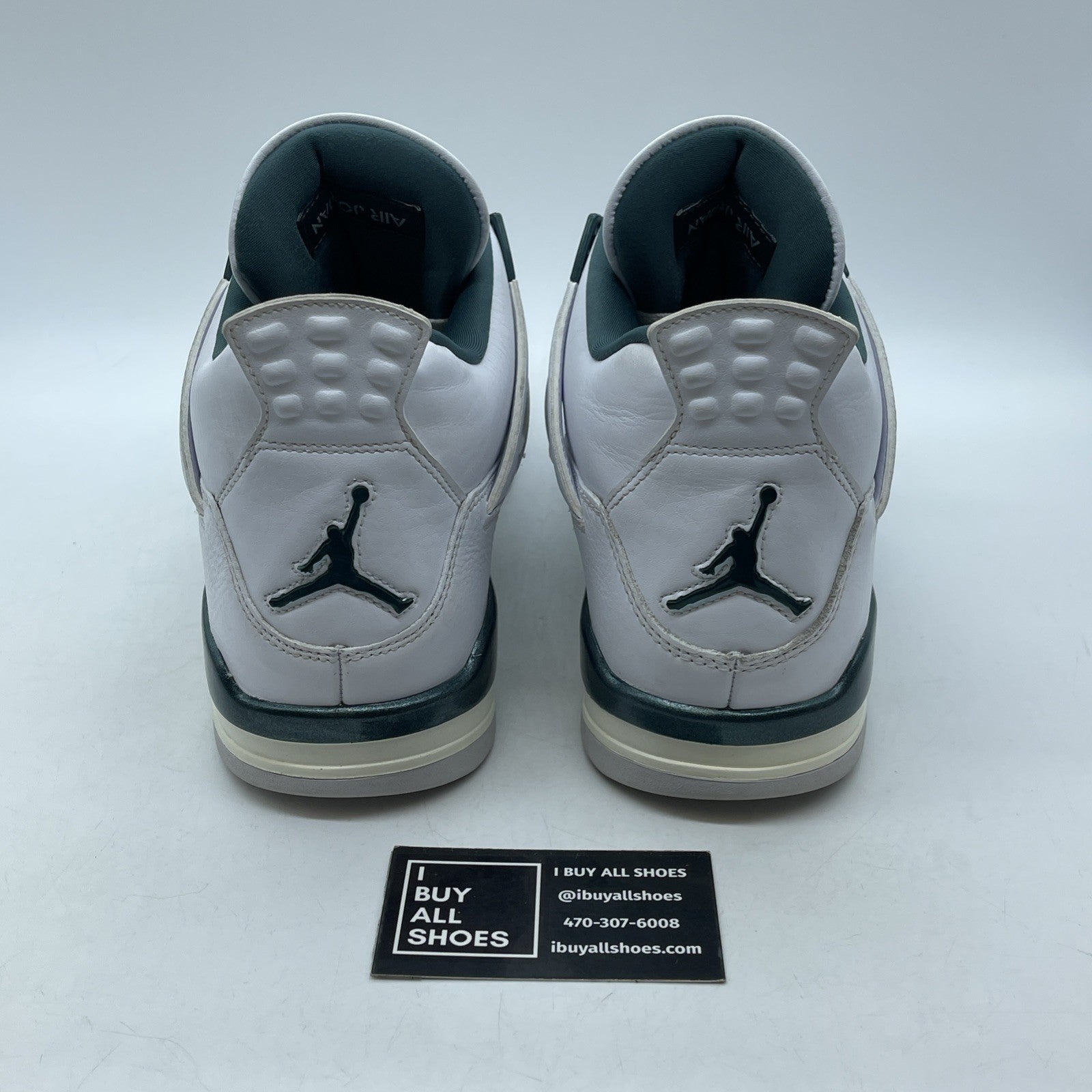 Size 12 - Air Jordan 4 Retro Oxidized Green White Leather (FQ8138-103)