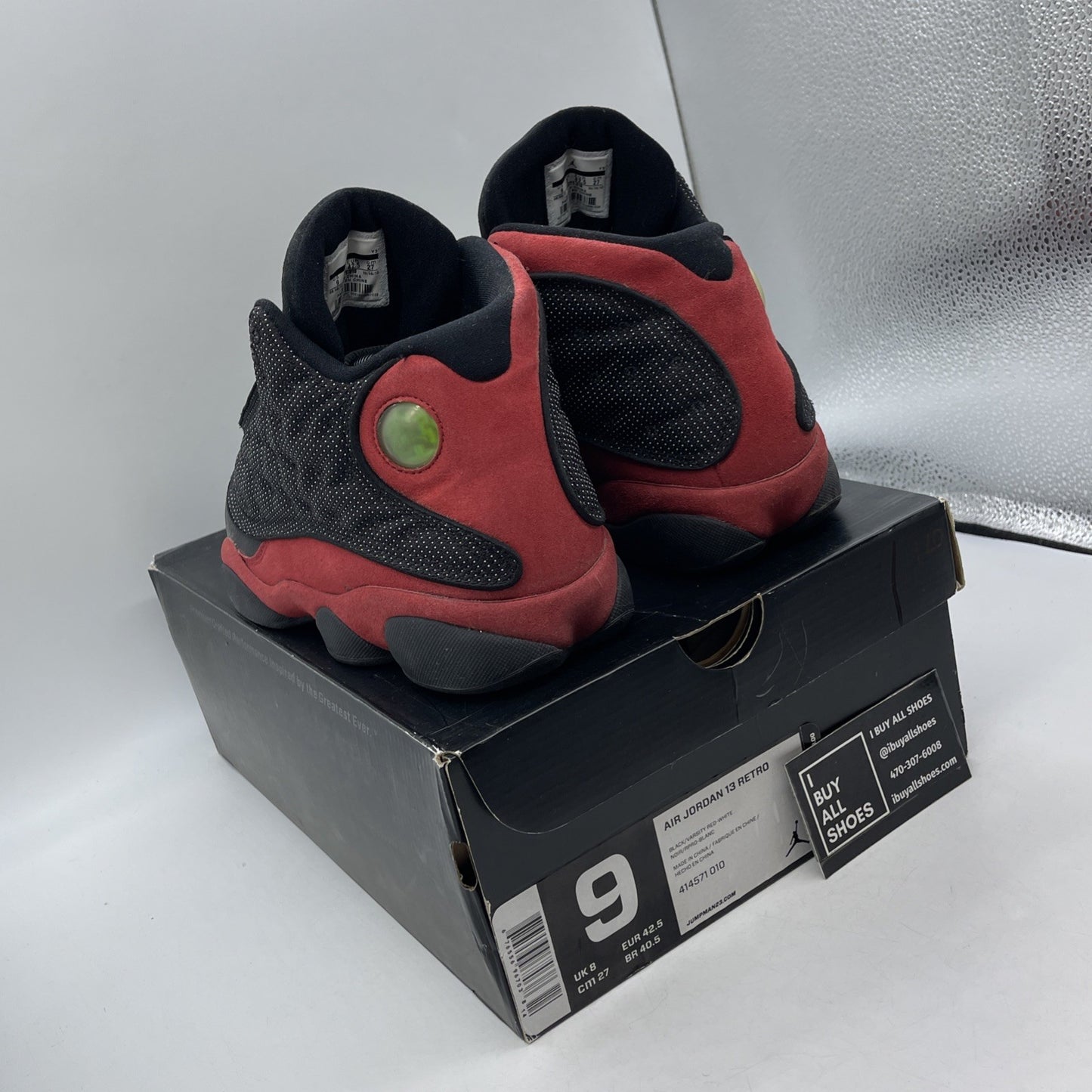 Size 9 - Air Jordan 13 Retro 2013 Bred (414571-010)