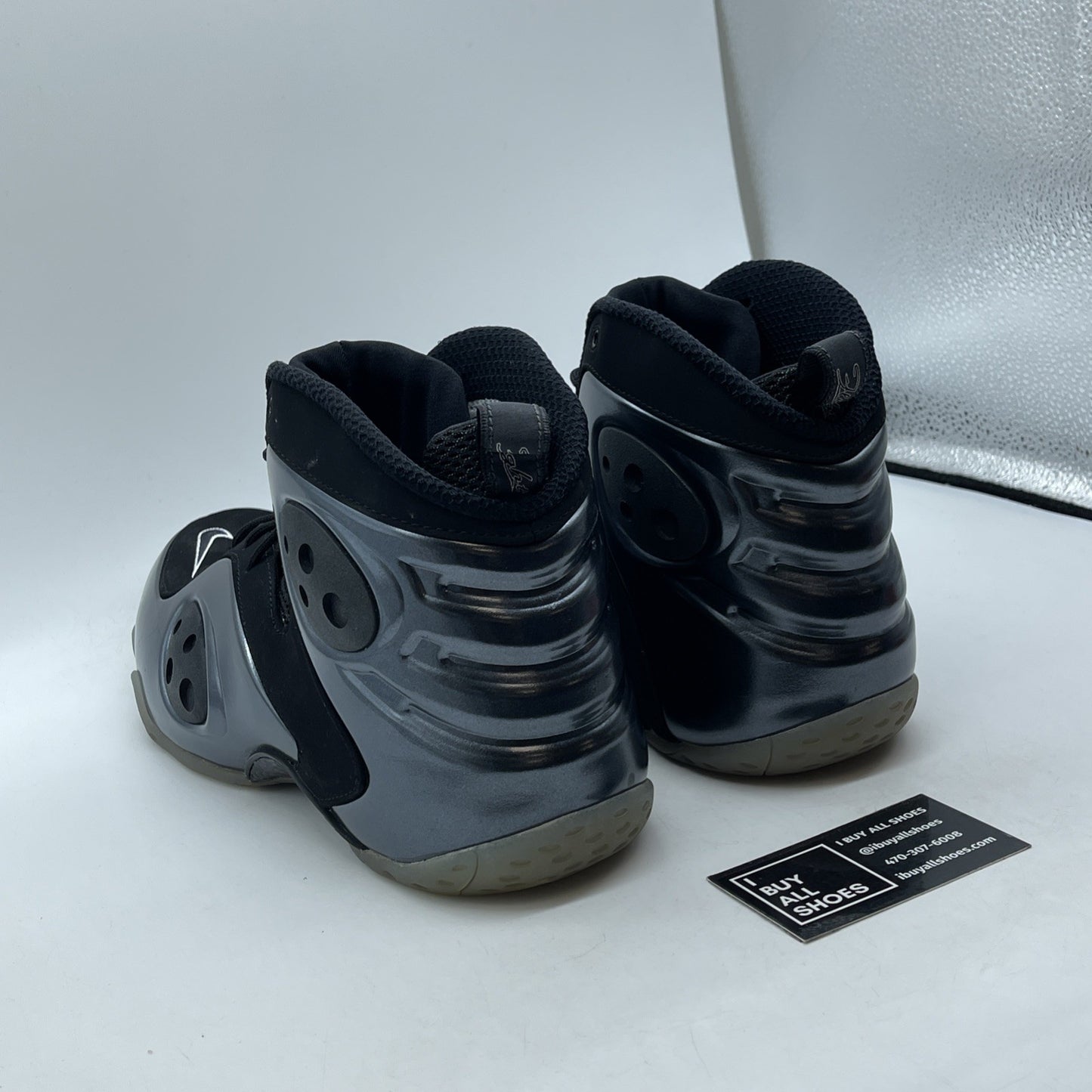 Size 13 - Nike Zoom Rookie Black Anthracite Suede Leather (472688-010)
