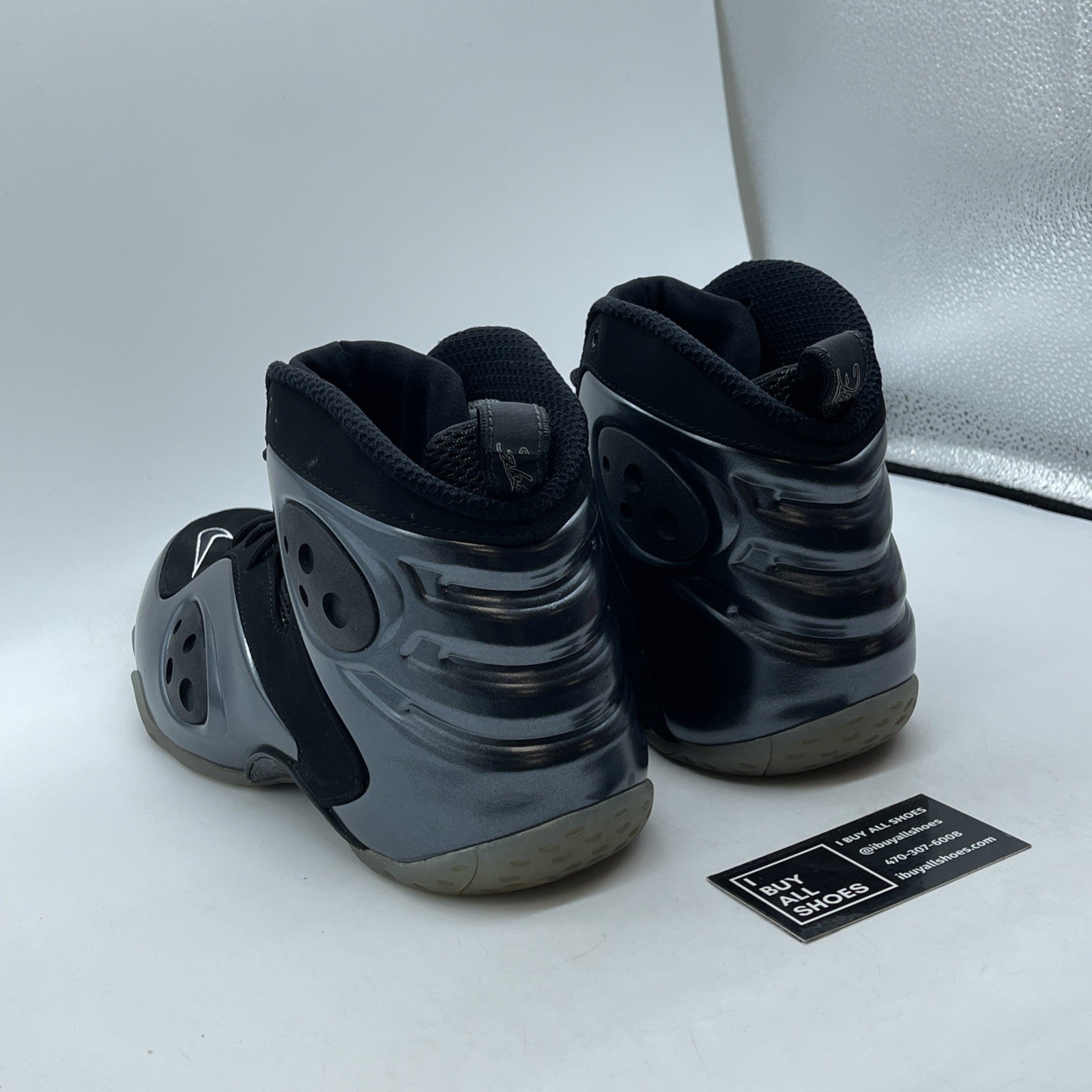 Size 13 - Nike Zoom Rookie Black Anthracite Suede Leather (472688-010)