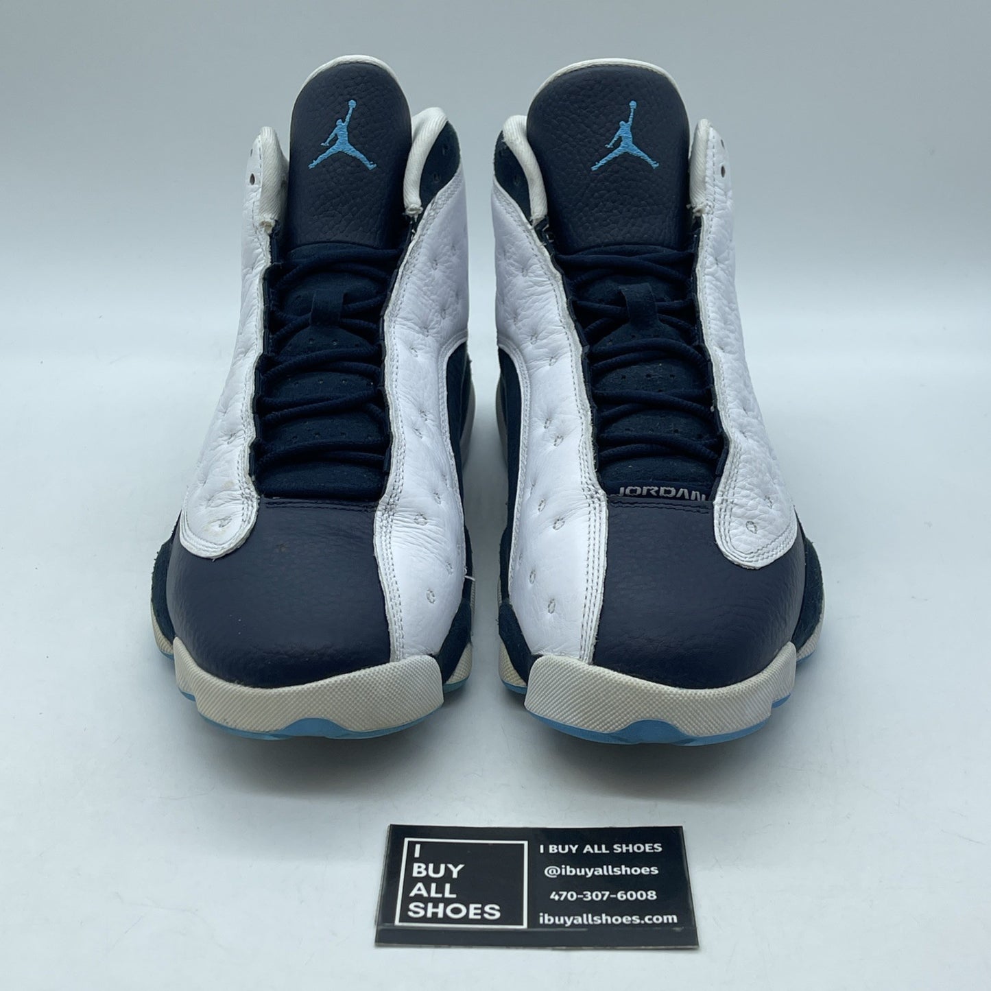 Size 11 - Jordan 13 Retro Obsidian Blue White Suede Leather (414571-144)