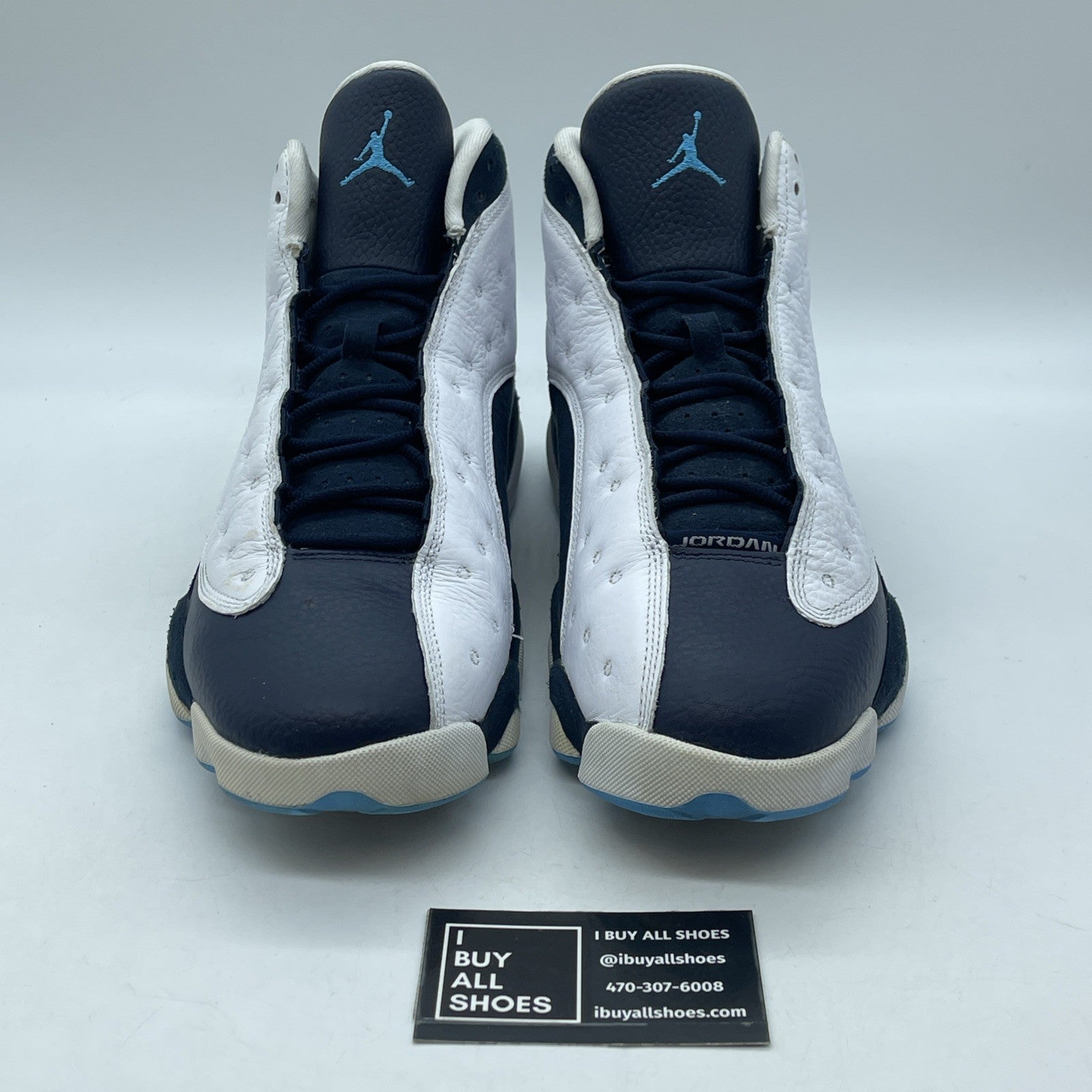 Size 11 - Jordan 13 Retro Obsidian Blue White Suede Leather (414571-144)