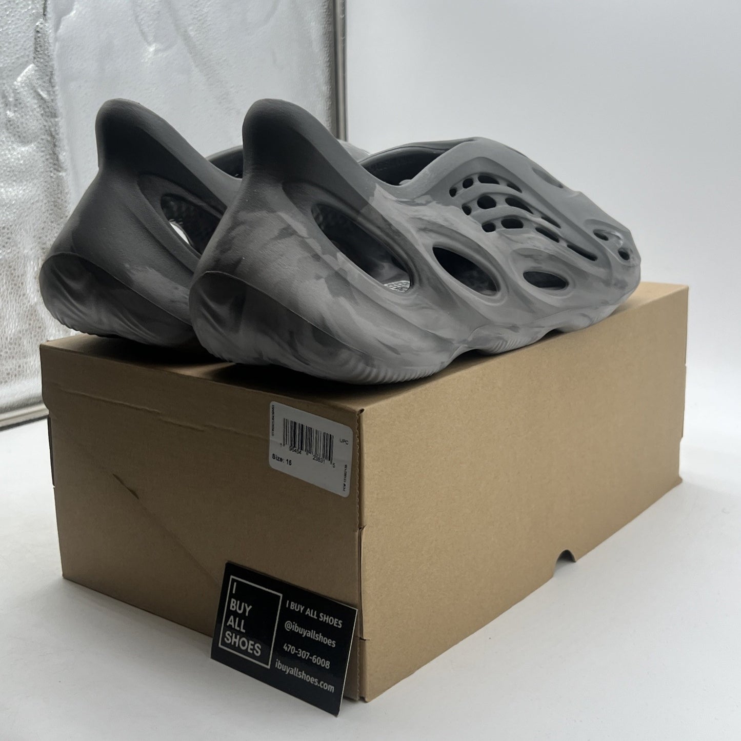 Size 15 - Adidas Yeezy Foam Runner MX Granite Grey (IE4931)