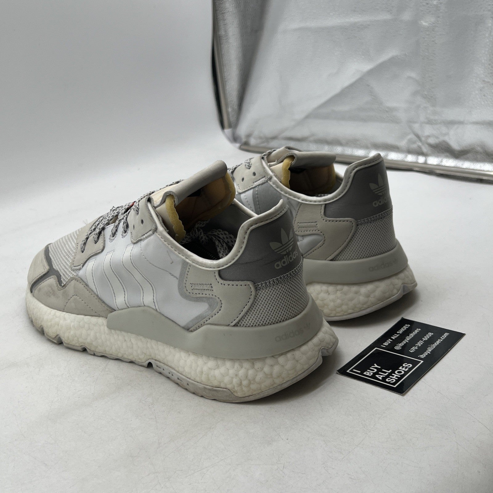 Size 14 - 3M x Adidas Nite Jogger Gray (EE5855)