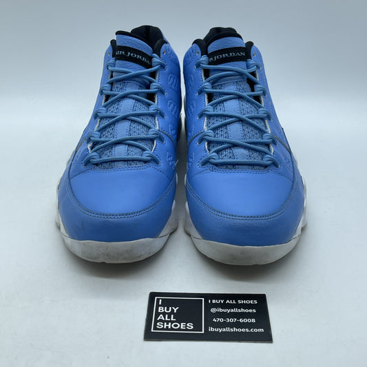 Size 11.5 - Air Jordan 9 Retro Low Pantone Blue Black Leather (832822-401)