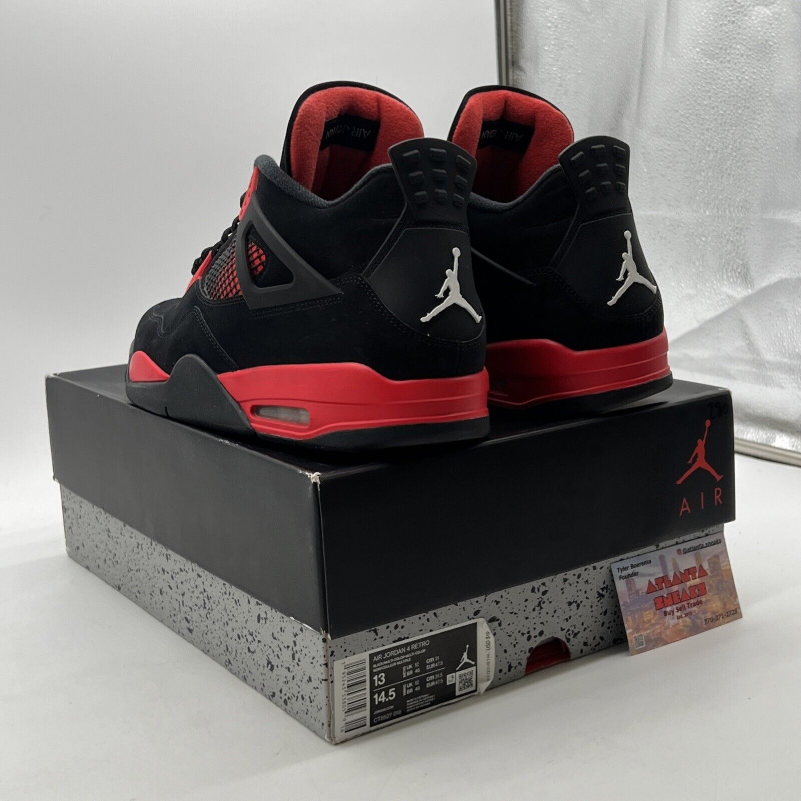 Size 13 - Air Jordan 4 Retro Mid Red Thunder (CT8527-016)