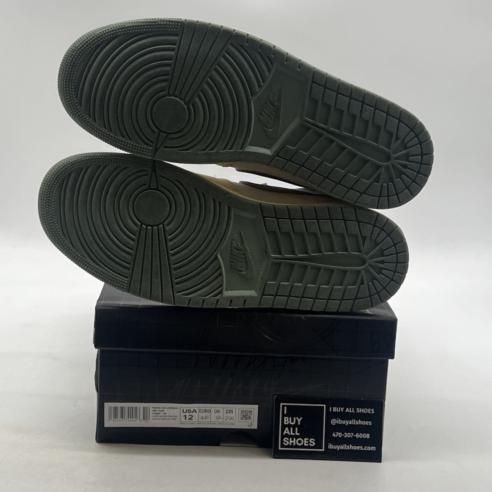 Size 12 - Air Jordan 1 Method of Make High Jade Smoke W (FB9891-104)