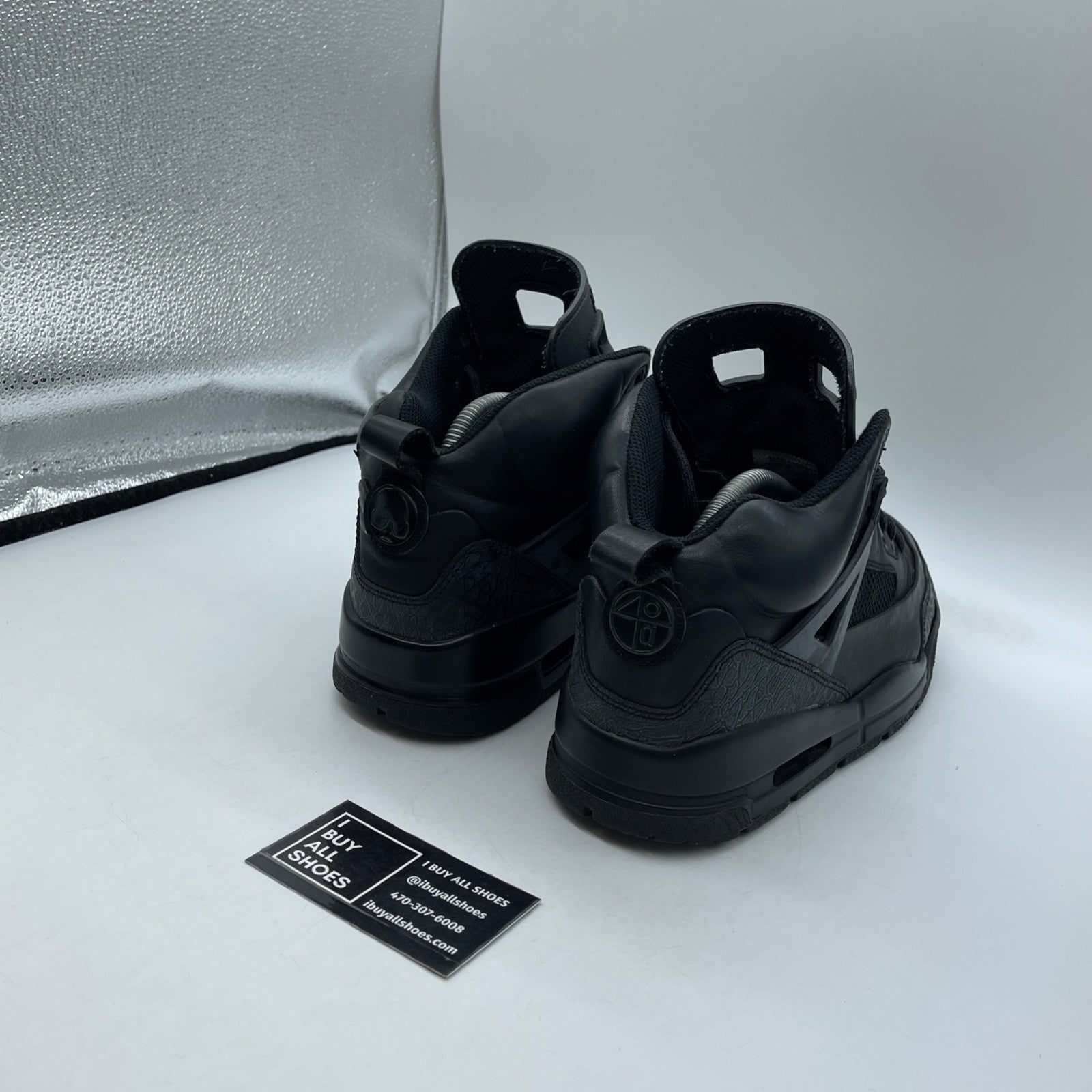 Size 9 - Air Jordan Spizike Winterized Black Anthracite 2009 (375356-001)