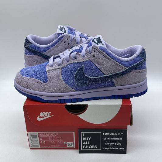 Size 6W - Nike Dunk SE Low Hydrangeas Purple Blue Suede (HQ3431-515)