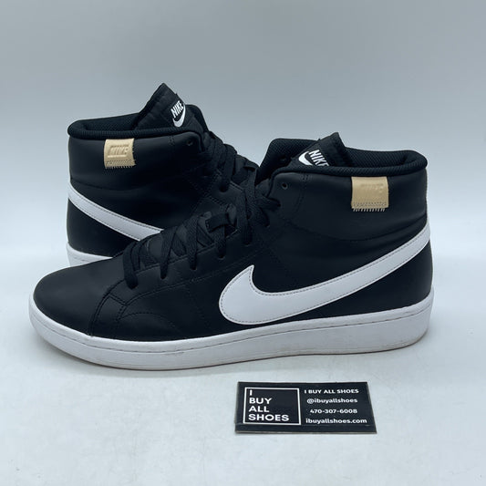 Size 11.5 - Nike Court Royale 2 Mid Black Onyx (CQ9179-001)