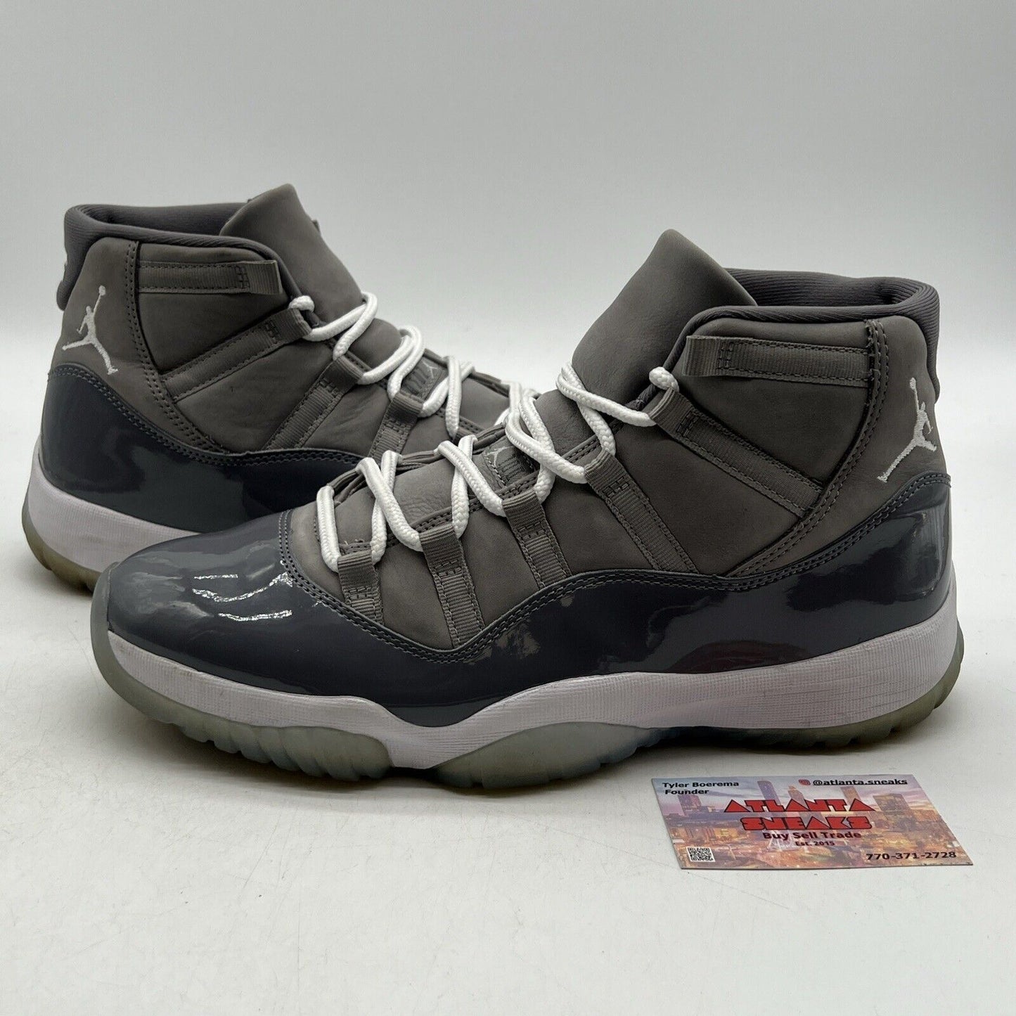 Size 11.5 - Jordan 11 Retro High Cool Grey Suede Leather (CT8012-005)