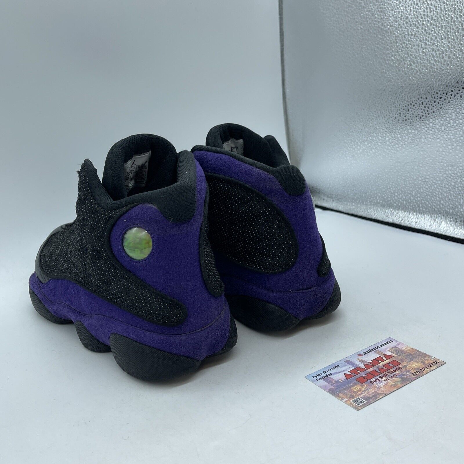 Size 10 - Jordan 13 Retro Court Purple Black Suede Leather (DJ5982-015)