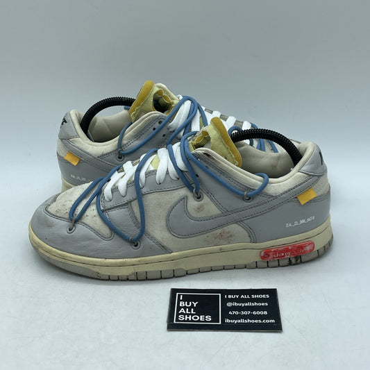 Size 8 - Off-White x Nike Dunk Low Lot 05 of 50 (DM1602-113)