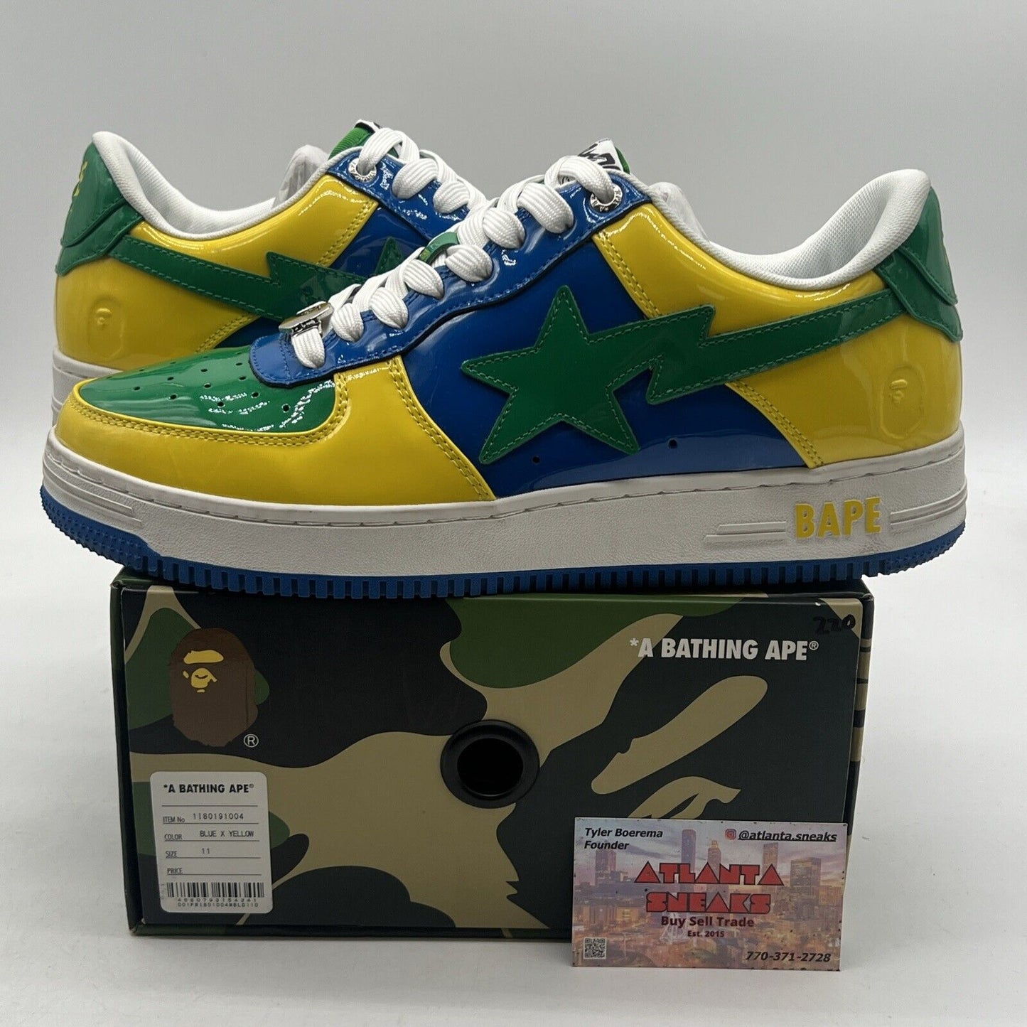 Size 11 - A Bathing Ape Bape Sta Brazil (1I80191004)