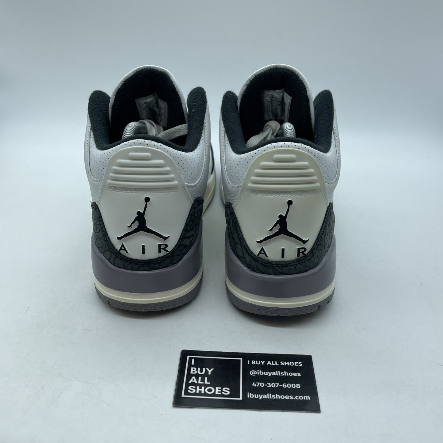 Size 9 - Air Jordan 3 Retro Cement Grey White Suede Leather (CT8532-106)