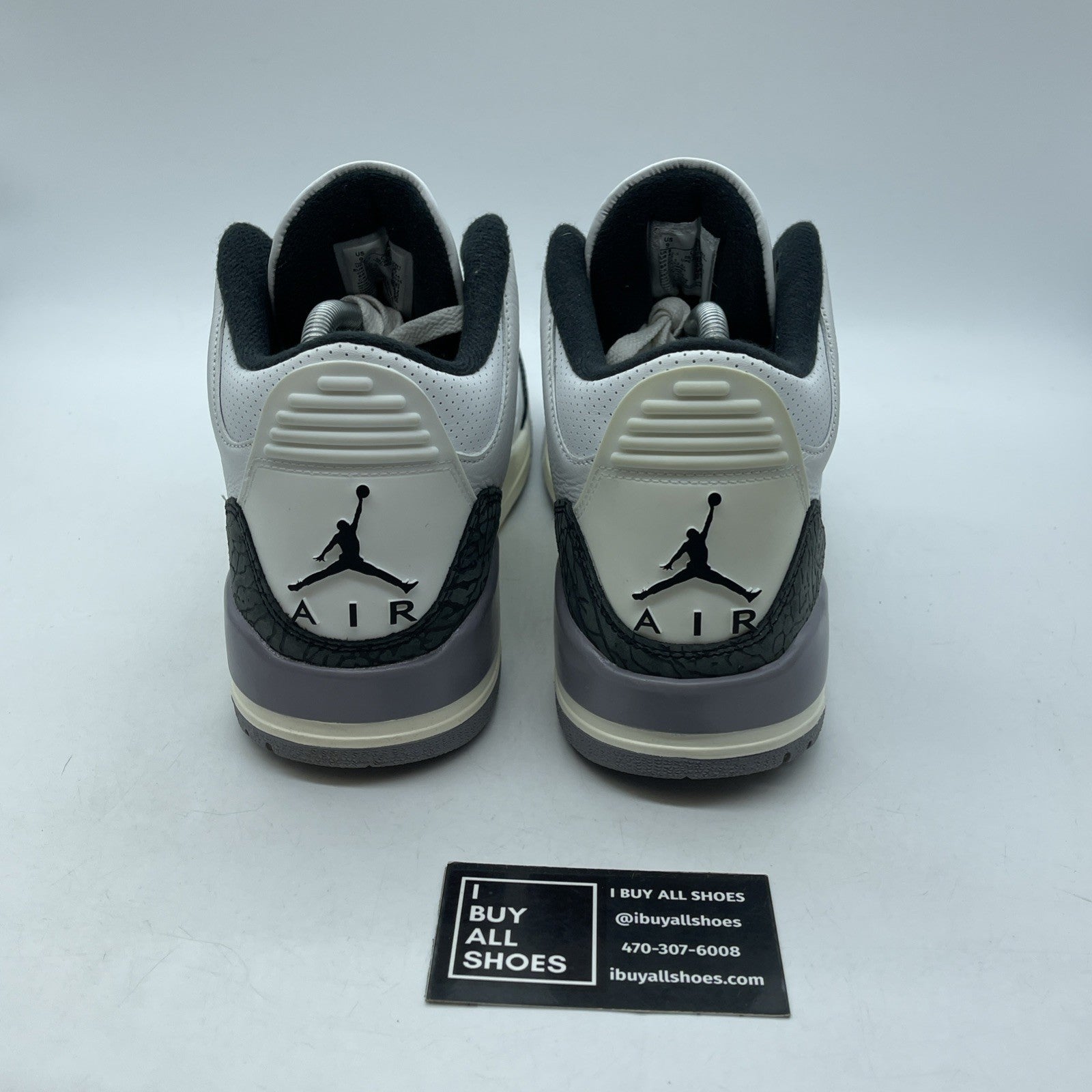 Size 9 - Air Jordan 3 Retro Cement Grey White Suede Leather (CT8532-106)