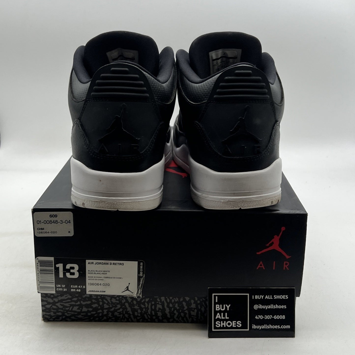 Size 13 - Air Jordan 3 Retro Cyber Monday (136064-020)