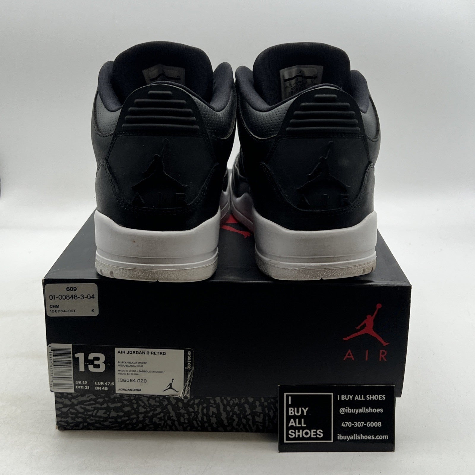 Size 13 - Air Jordan 3 Retro Cyber Monday (136064-020)