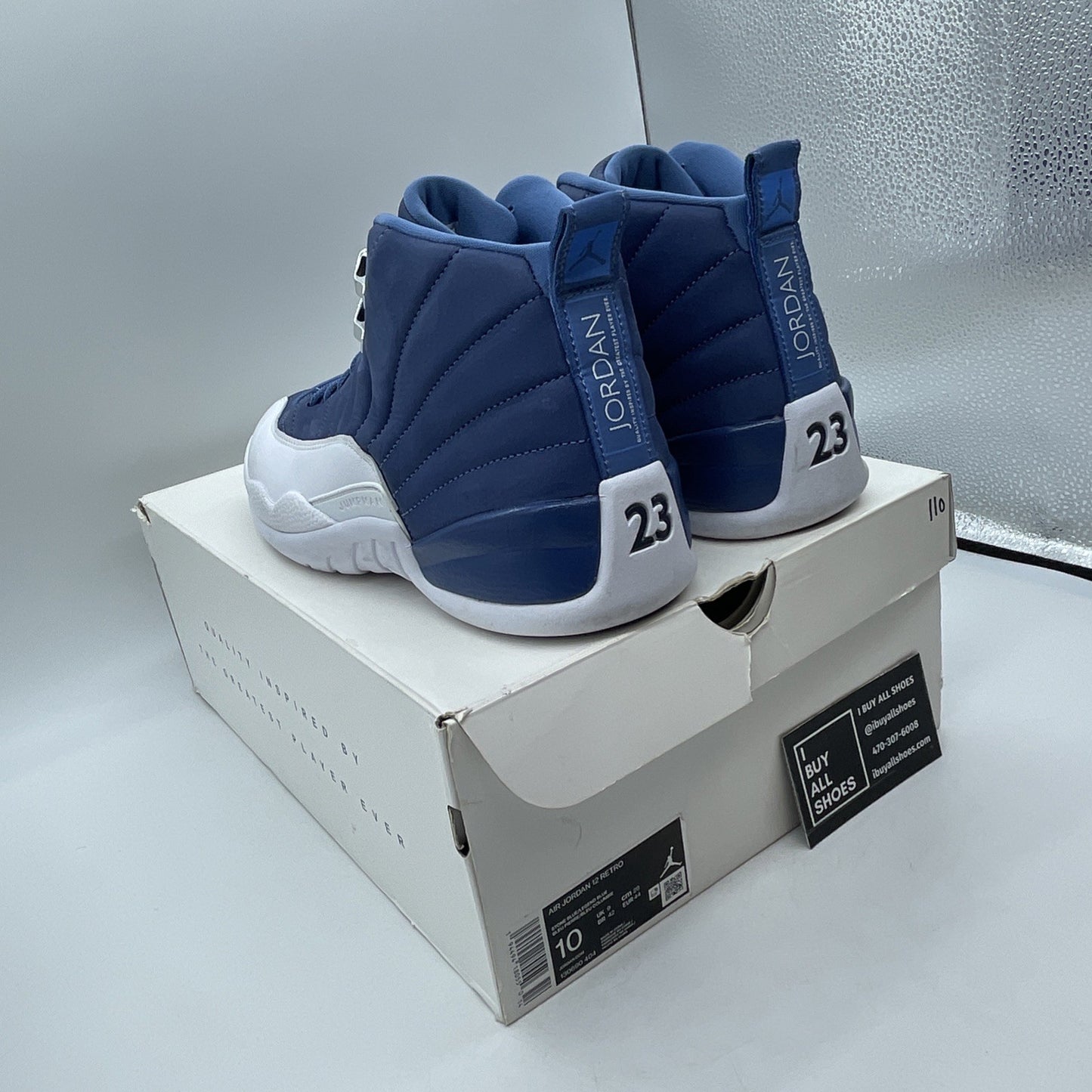 Size 10 - Air Jordan 12 Retro Indigo 2020 (130690-404)