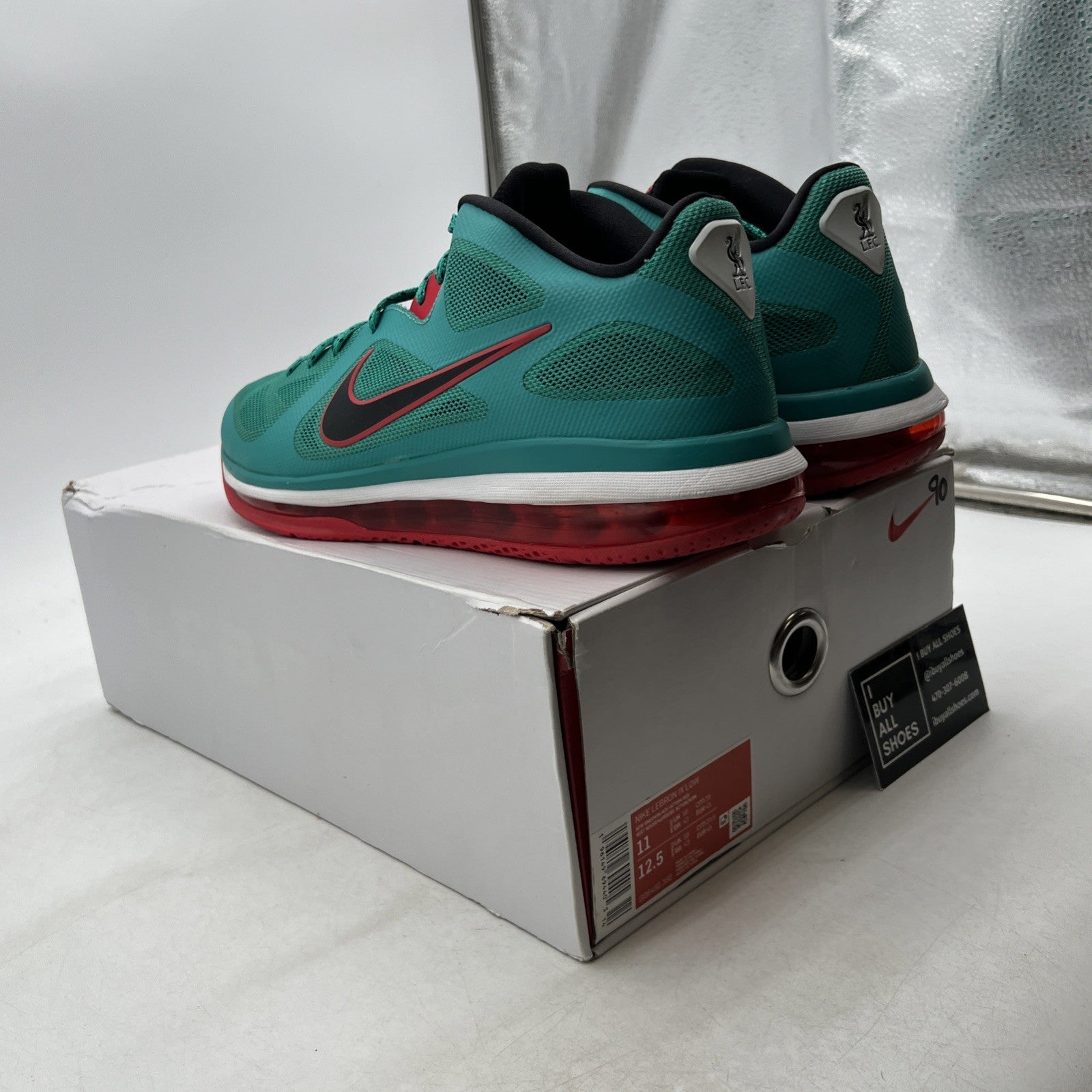 Size 11 - Nike LeBron 9 Low Reverse Liverpool (DQ6400-300)
