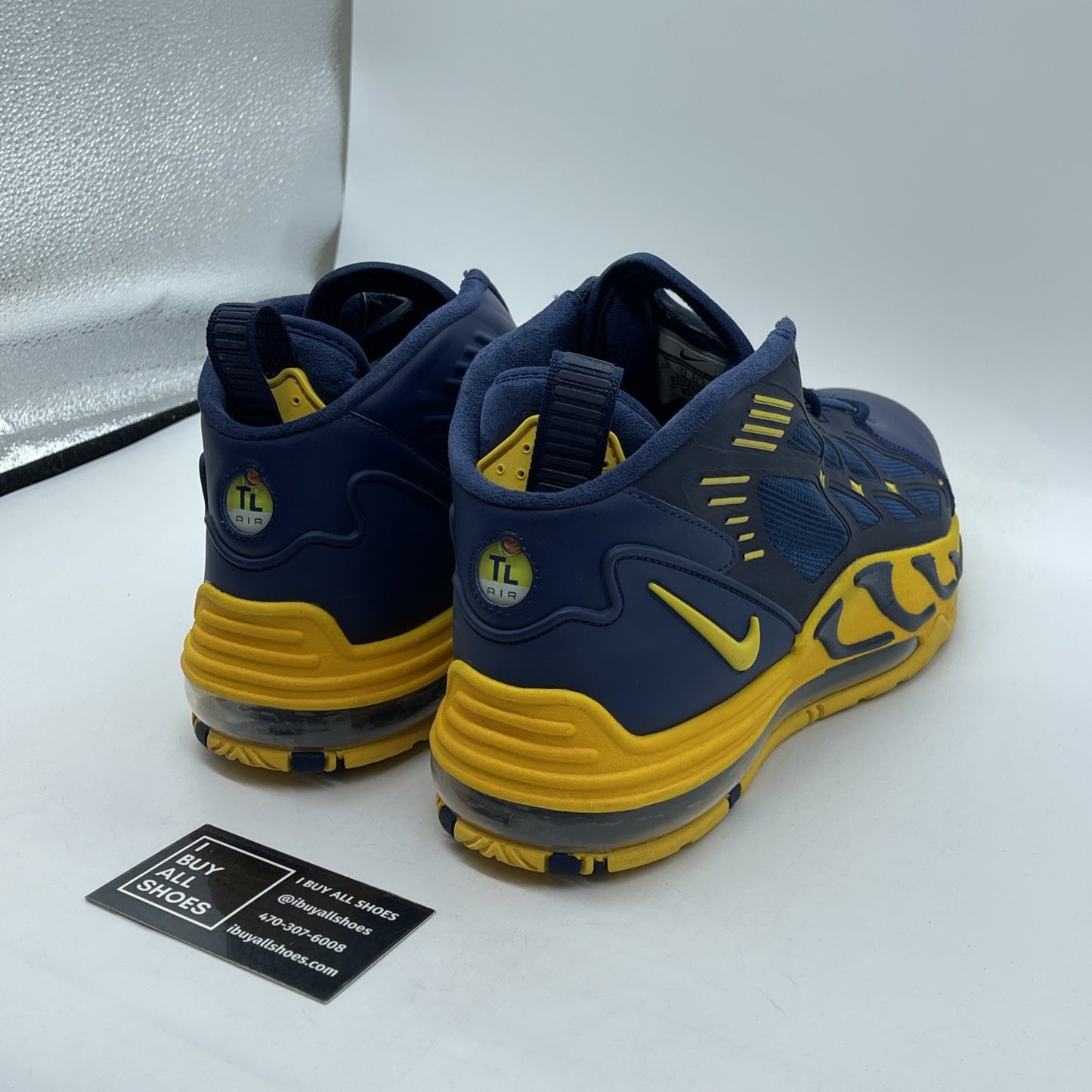 Size 13 - Nike Air Max Pillar Blue Yellow Suede Leather (525226-400)