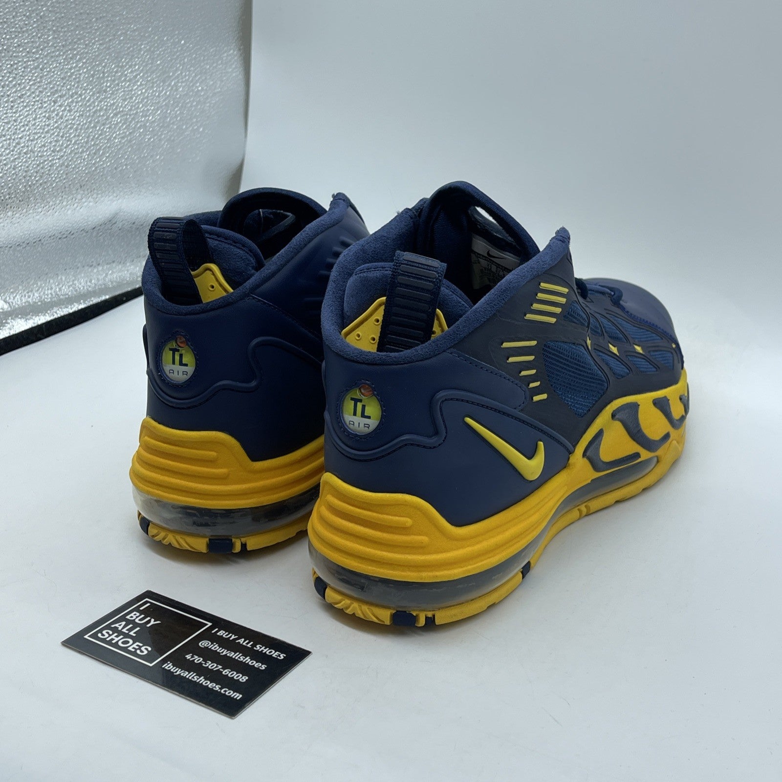 Size 13 - Nike Air Max Pillar Blue Yellow Suede Leather (525226-400)