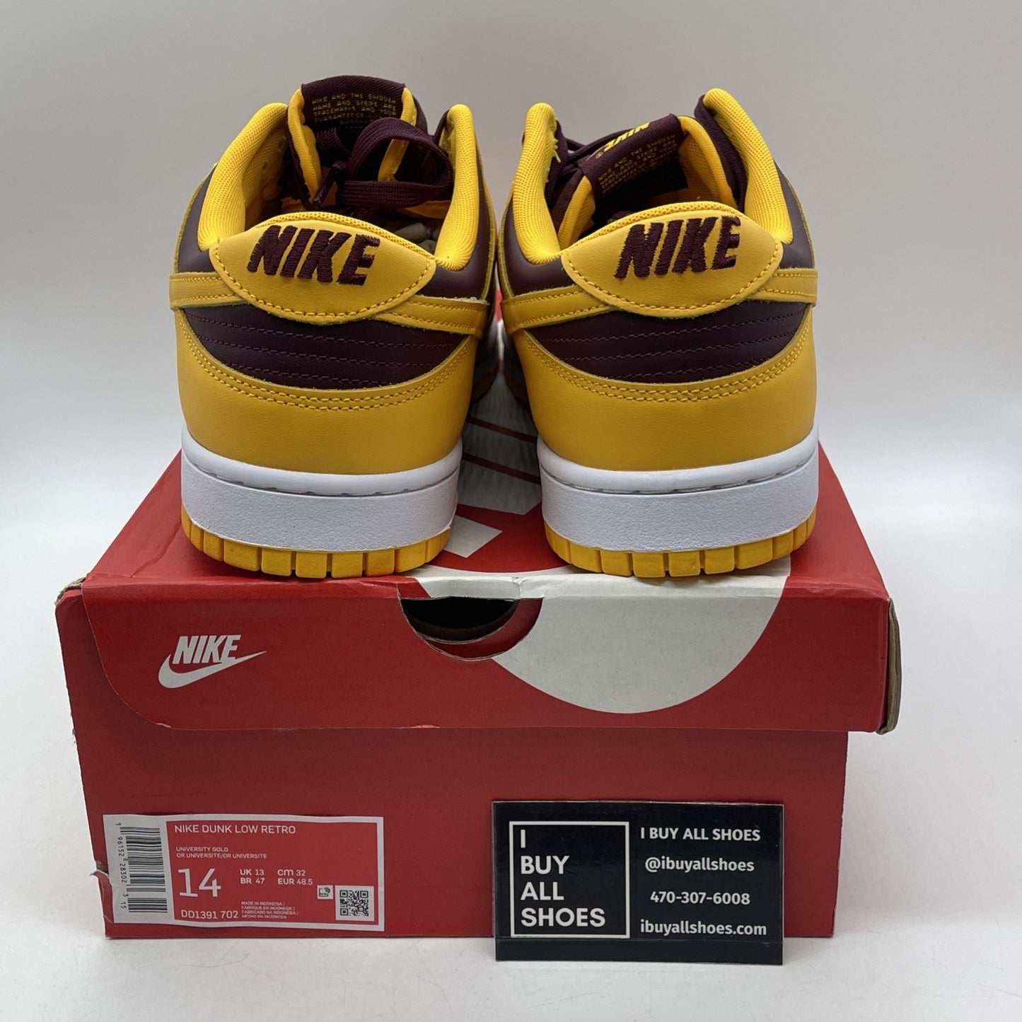 Size 14 - Nike Dunk Low Retro Arizona State Sun Devils 2022 (DD1391-702)