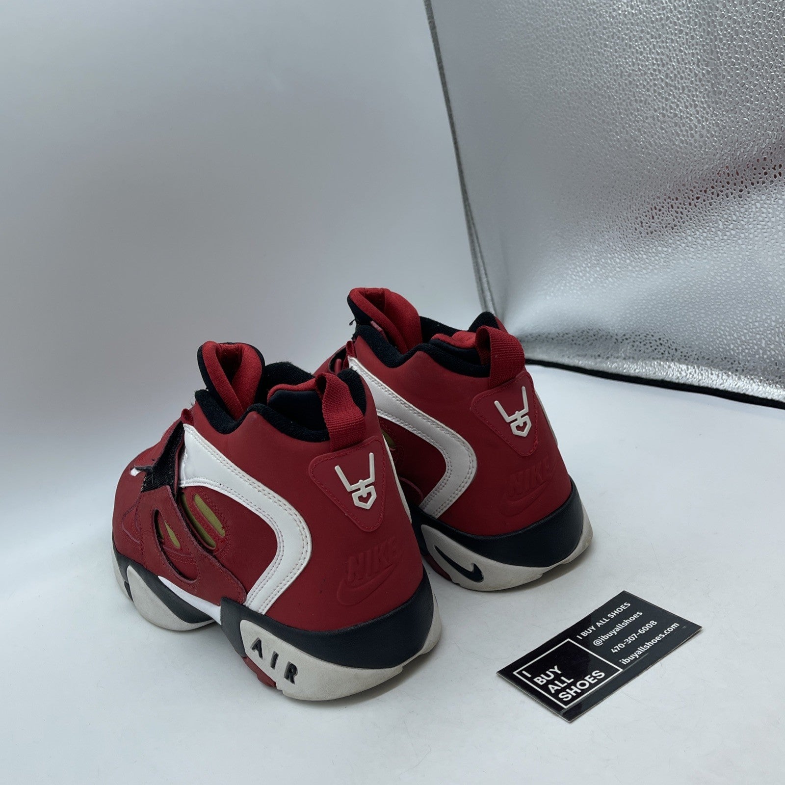 Size 13 - Nike Air Diamond Turf 2 2012 Red Gold White Suede (487658-610)
