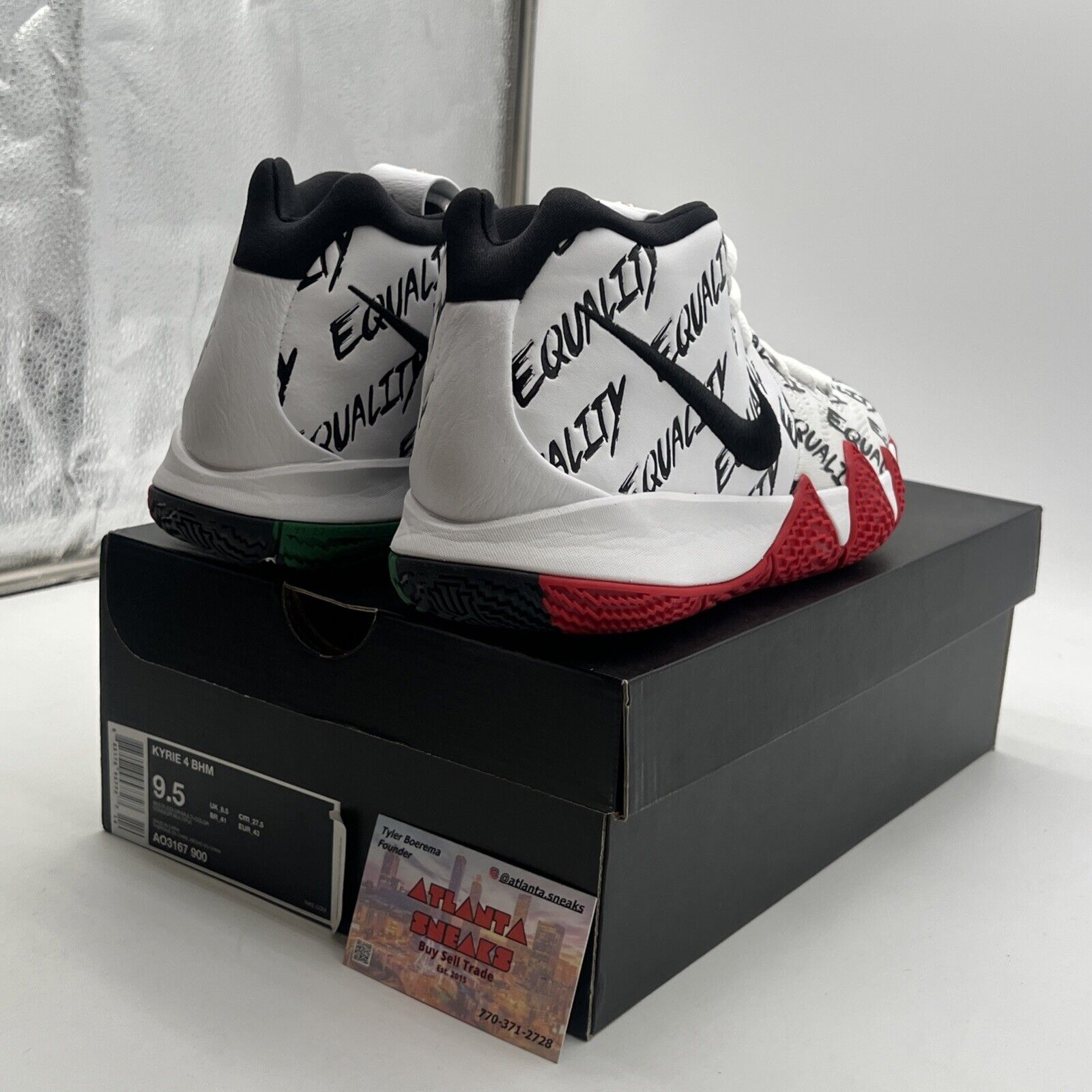 Size 9.5 - Nike Kyrie 4 BHM - (AO3167-900)