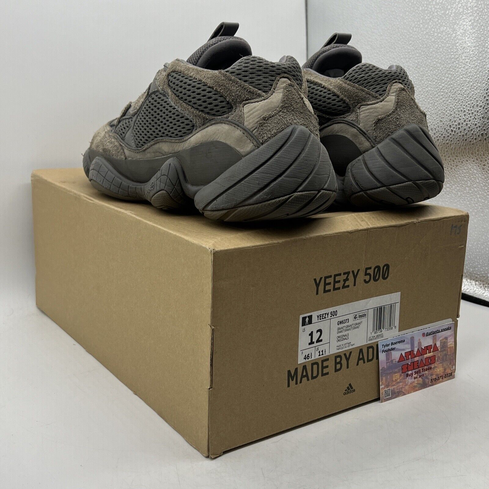 Size 12 - adidas Yeezy 500 Granite 2022 (GW6373)