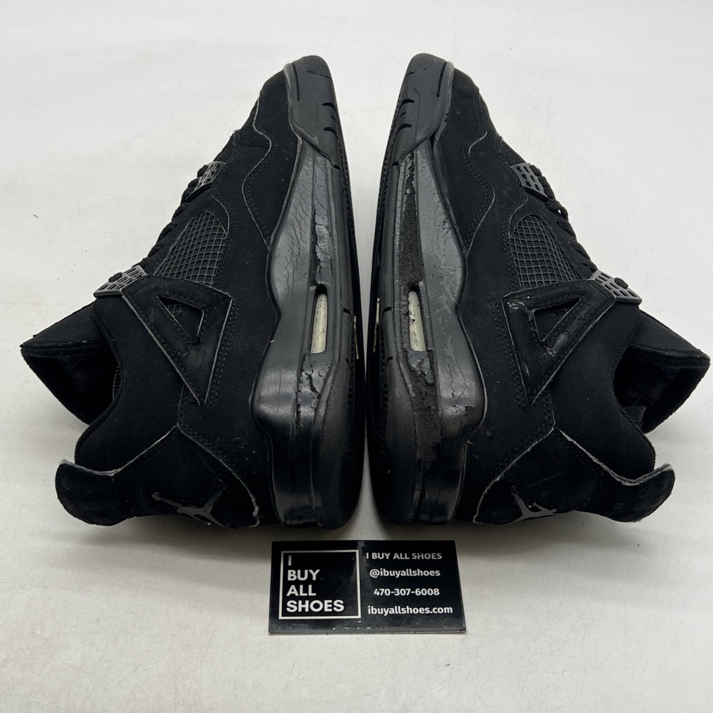 Size 9.5 - Air Jordan 4 Retro Mid Black Cat 2006 (CU1110-010)