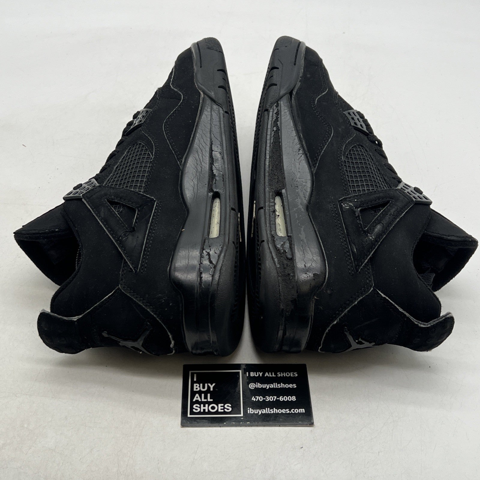 Size 9.5 - Air Jordan 4 Retro Mid Black Cat 2006 (CU1110-010)