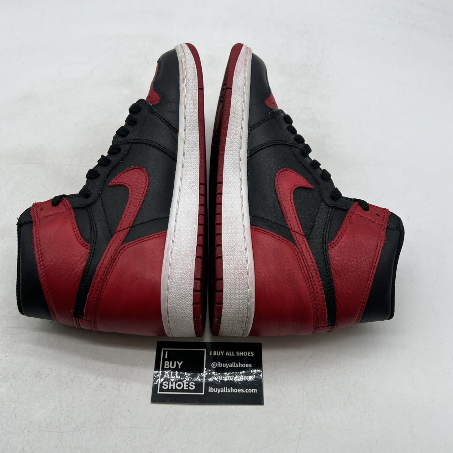 Size 9 - Air Jordan 1 Retro OG High Banned, Bred (555088-001)