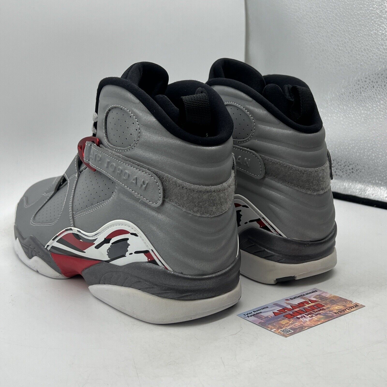 Size 14 - Air Jordan 8 Retro SP Reflections Of A Champion Silver (CI4073-001)