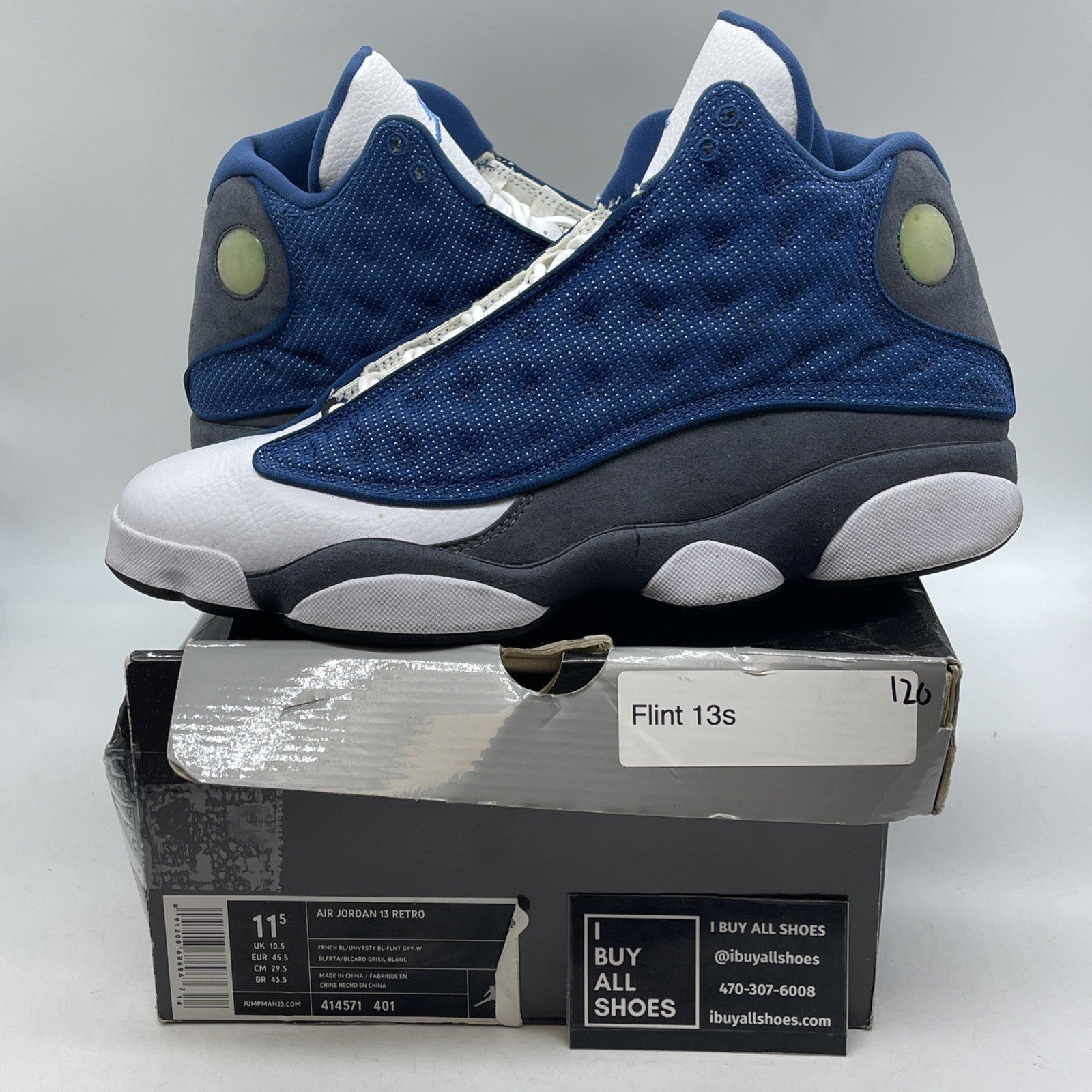 Size 11.5 - Air Jordan 13 Retro 2010 Flint (414571-401)