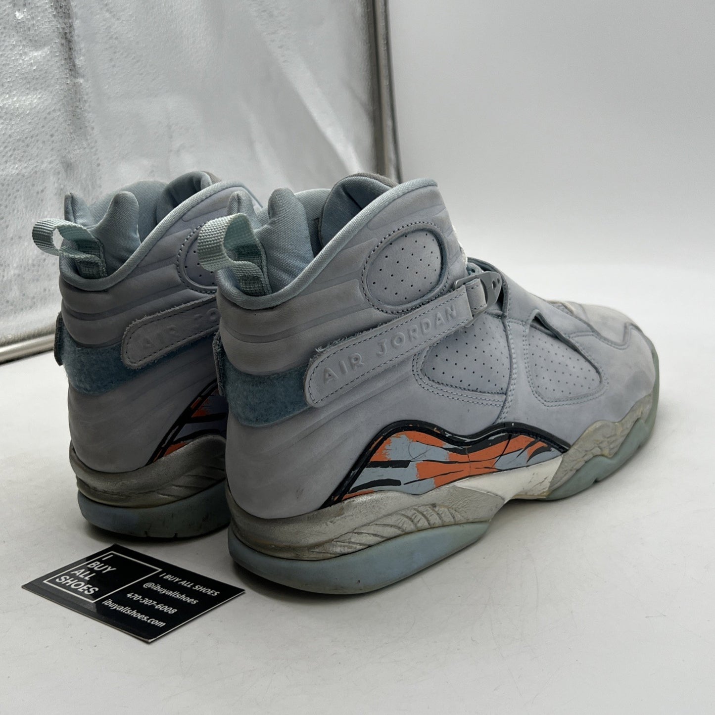 Size 13 - Air Jordan 8 Retro Ice Blue W (316836-401)