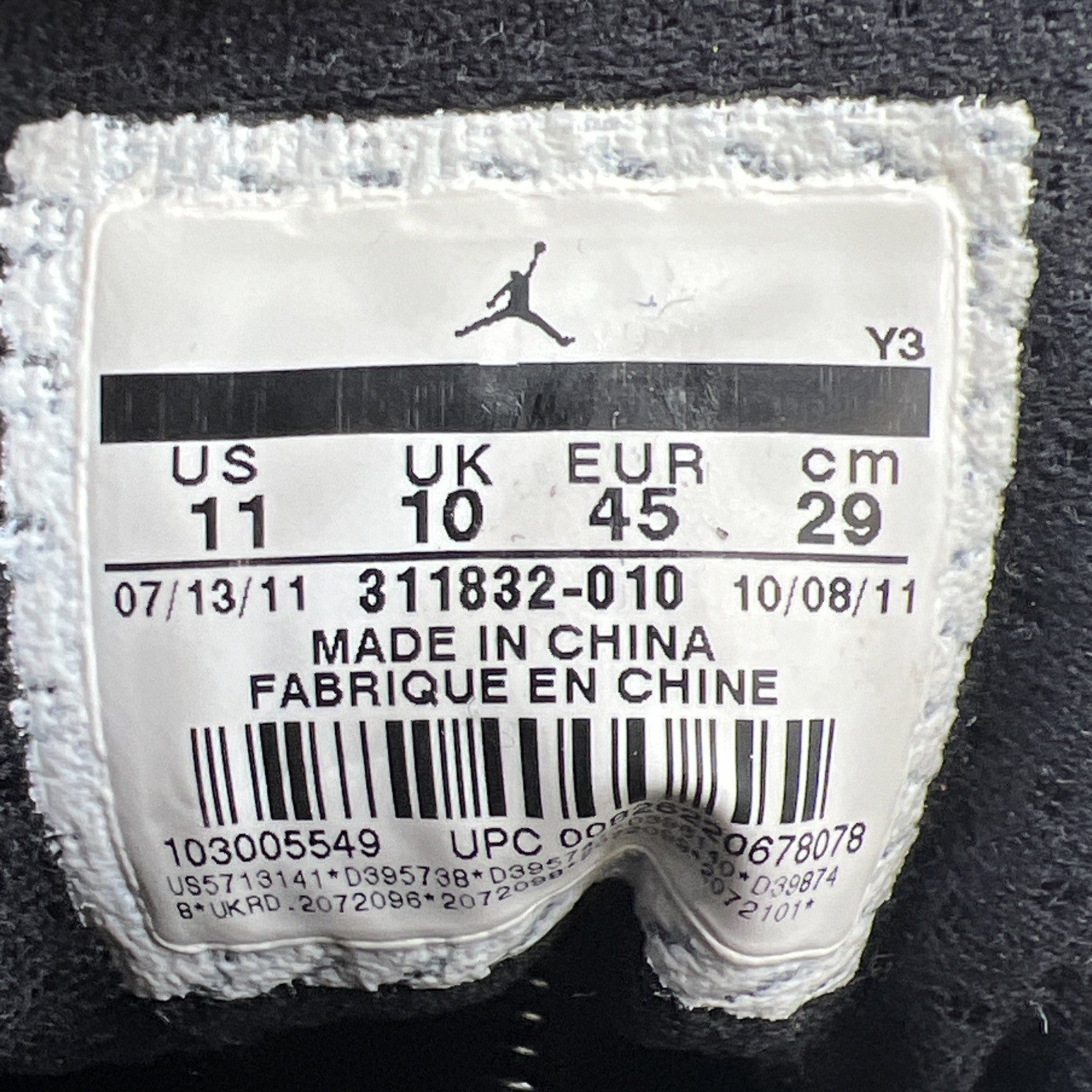 Size 11 - Air Jordan 14 Retro 2011 Last Shot (311832-010)