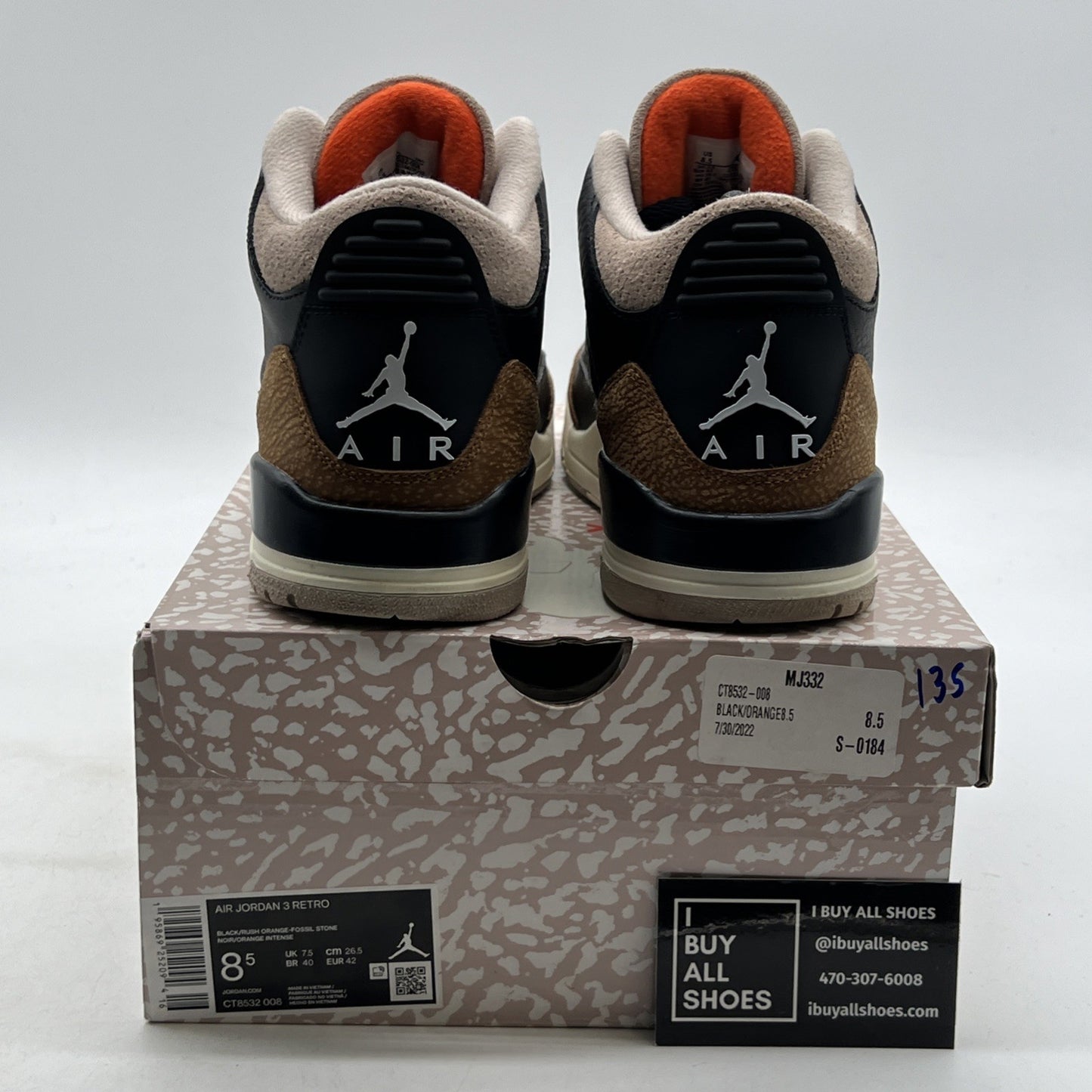 Size 8.5 - Air Jordan 3 Retro Mid Desert Elephant (CT8532-008)