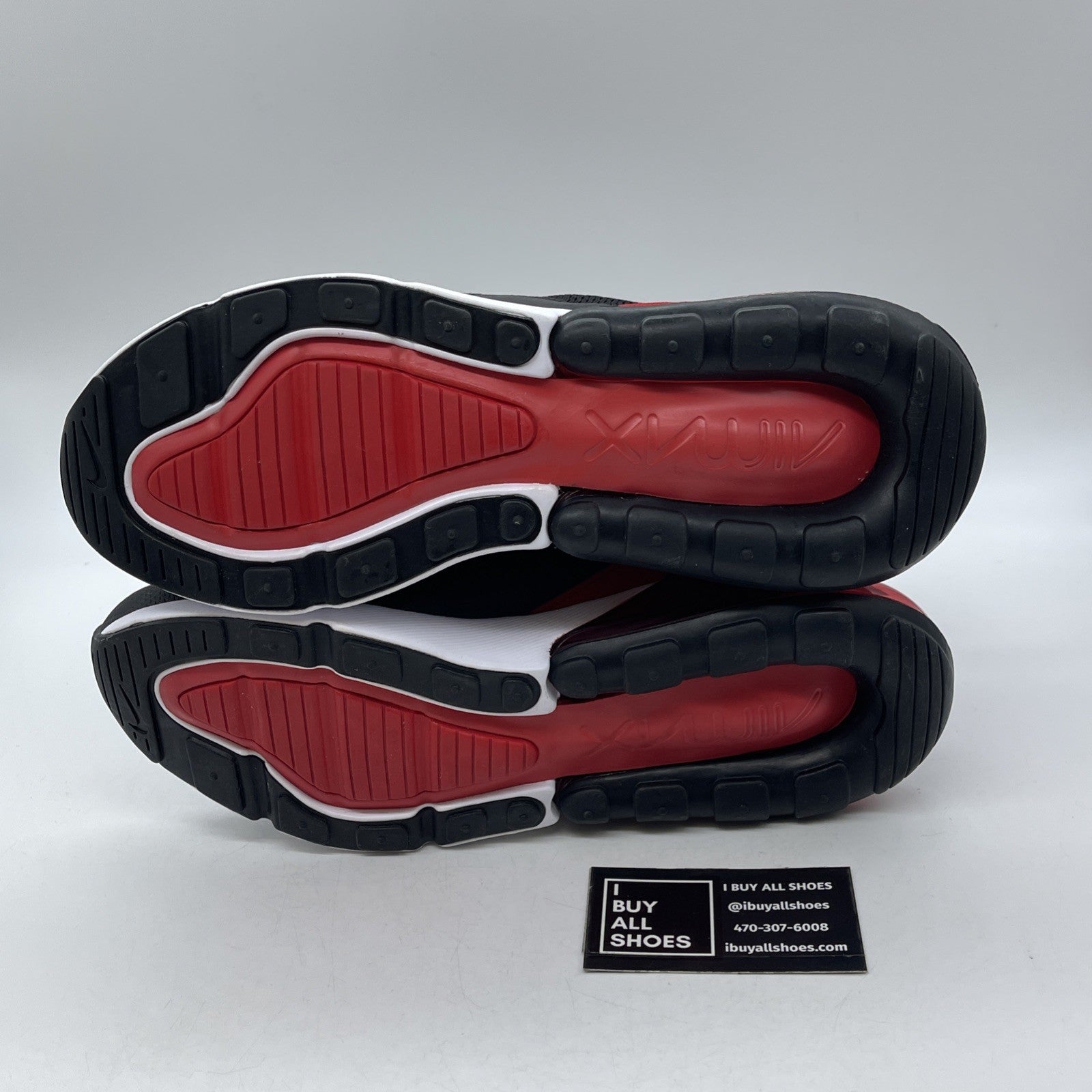 Size 9.5 - Nike Air Max 270 Bred Black Red White Suede (AH8050-022)