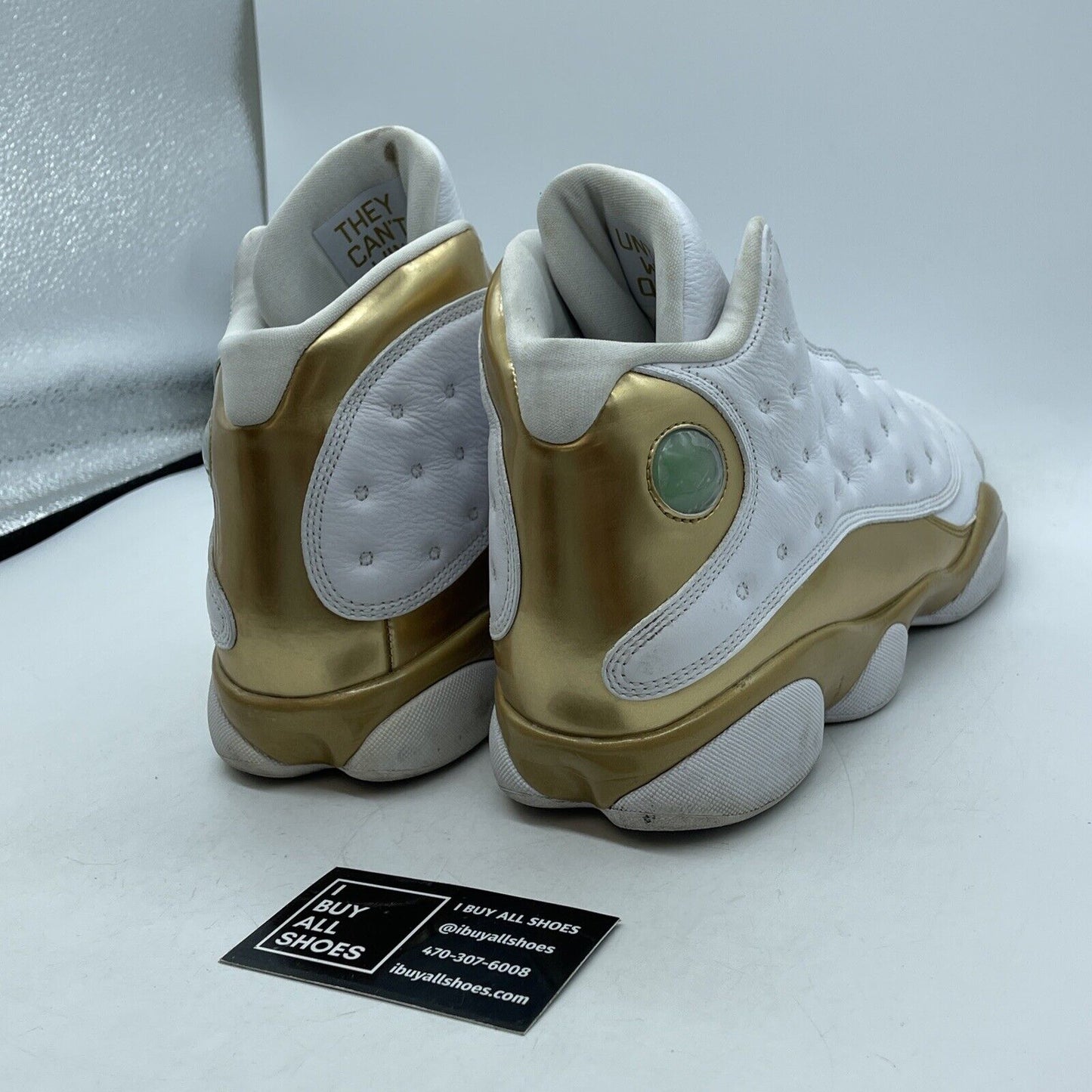 Size 11 - Air Jordan 13 Retro Defining Moments Gold White Leather (414571-135)