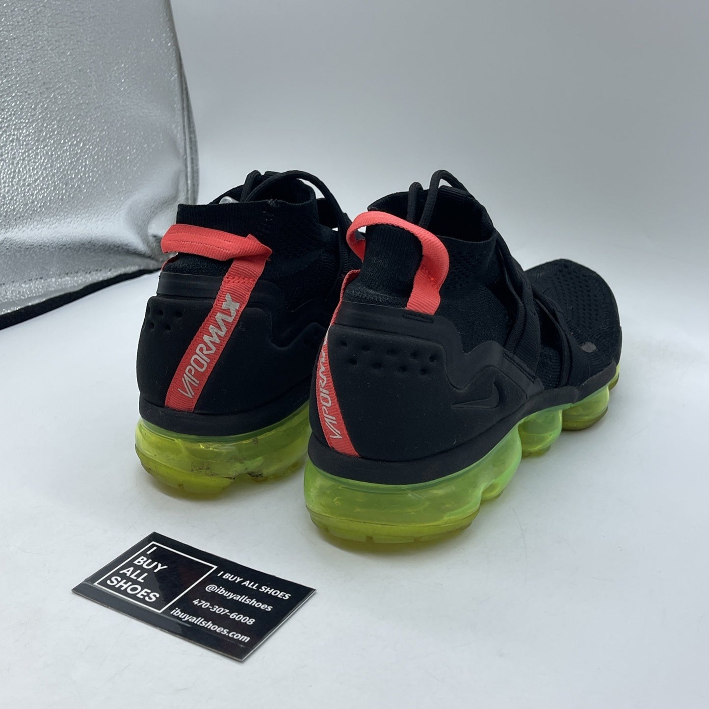 Size 9.5 - Nike Air VaporMax Flyknit Utility Yeezy Black Suede (AH6834-007)