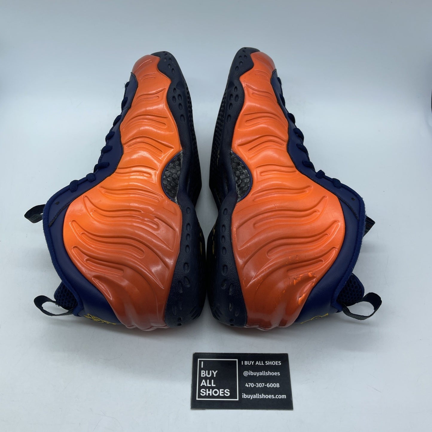 Size 11.5 - Nike Air Foamposite One Rugged Orange Blue Leather (CJ0303-400)
