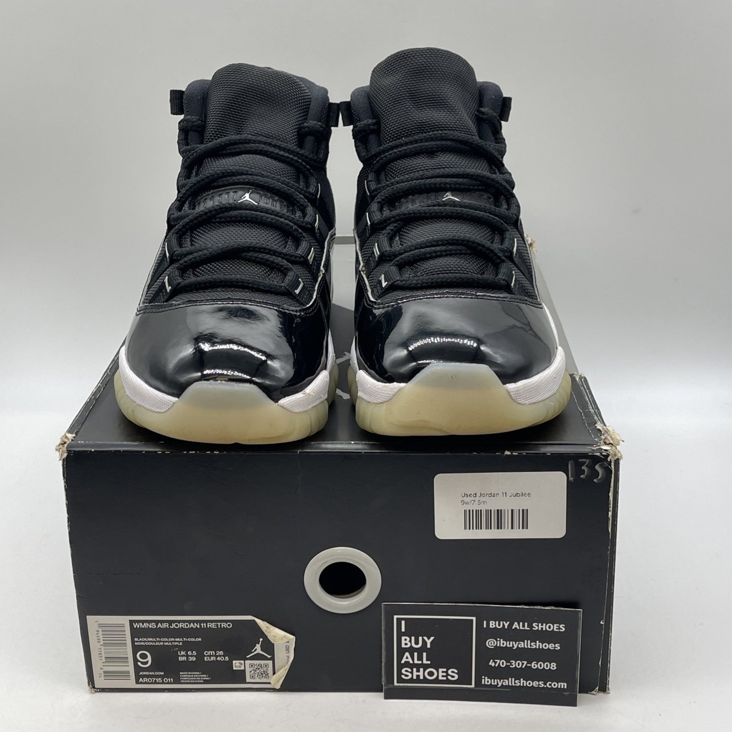 Size 9W - Air Jordan 11 Retro Jubilee / 25th Anniversary Leather (AR0715-011)