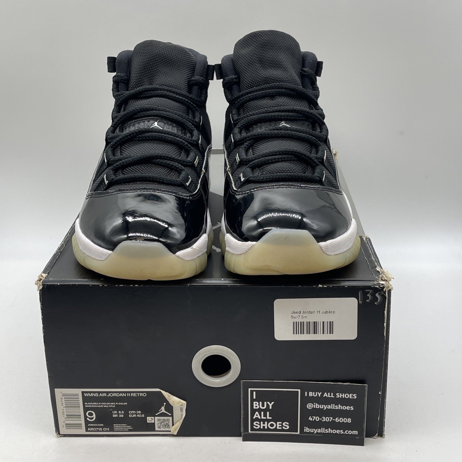 Size 9W - Air Jordan 11 Retro Jubilee / 25th Anniversary Leather (AR0715-011)