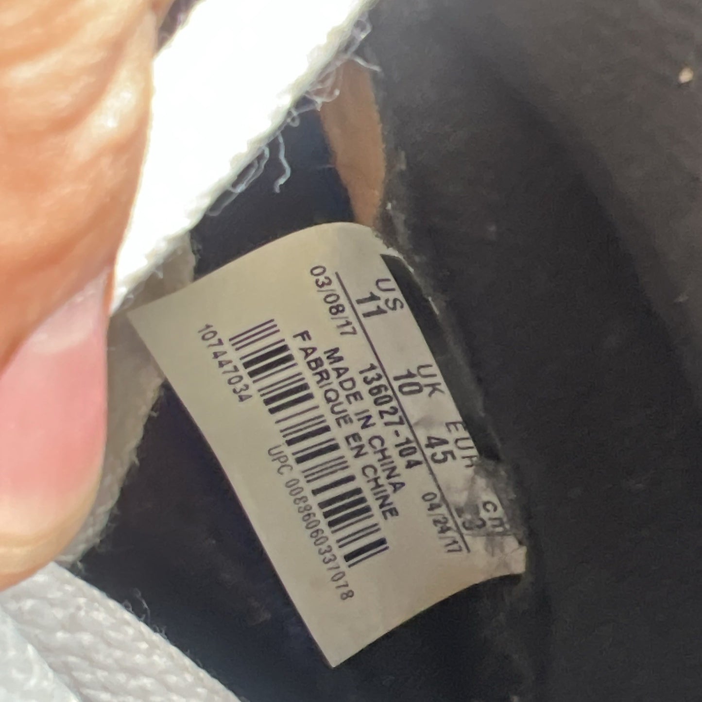 Size 11 - Air Jordan 5 Retro White Cement (136037-104)