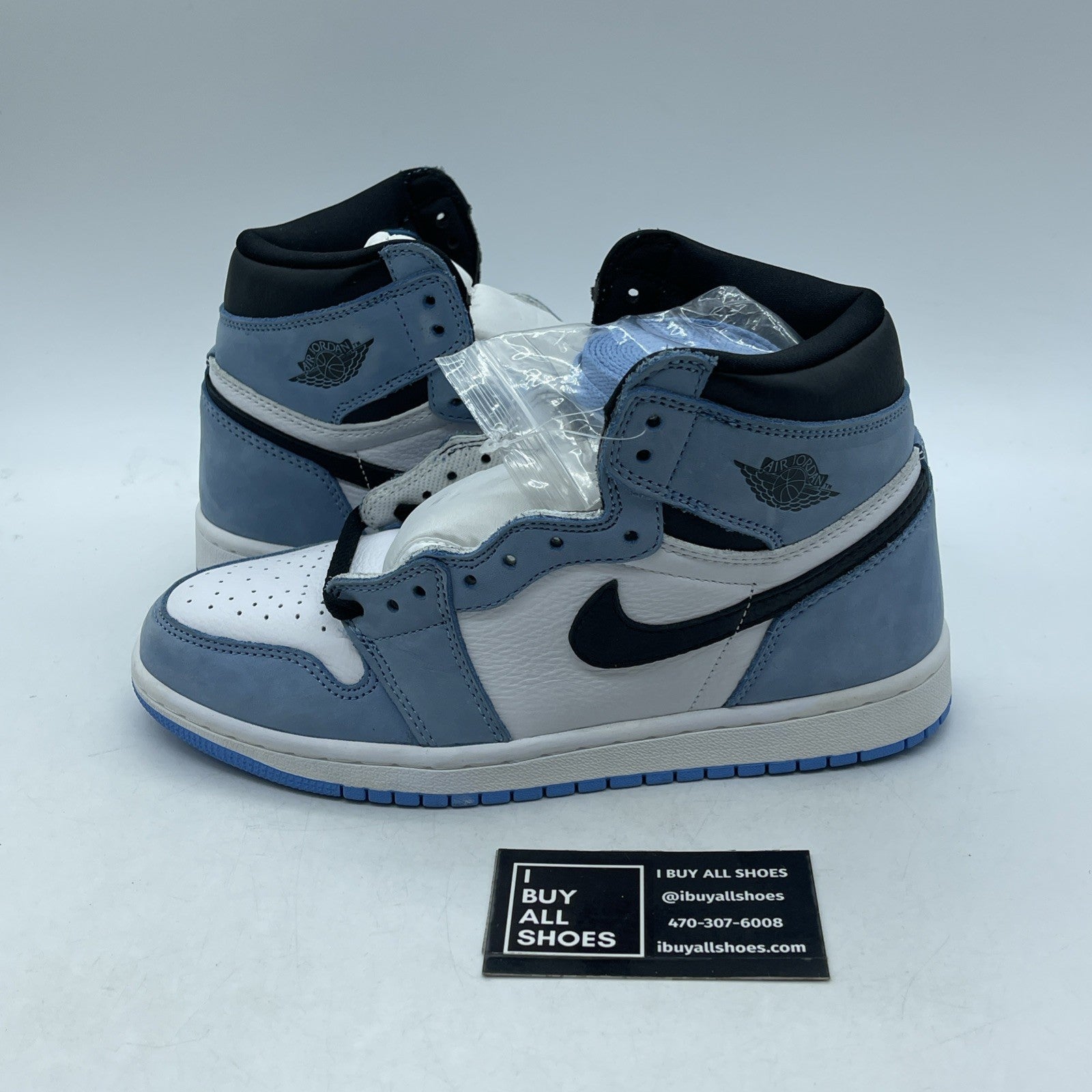 Size 6.5Y - Air Jordan 1 Retro OG High University Blue (575441-134)