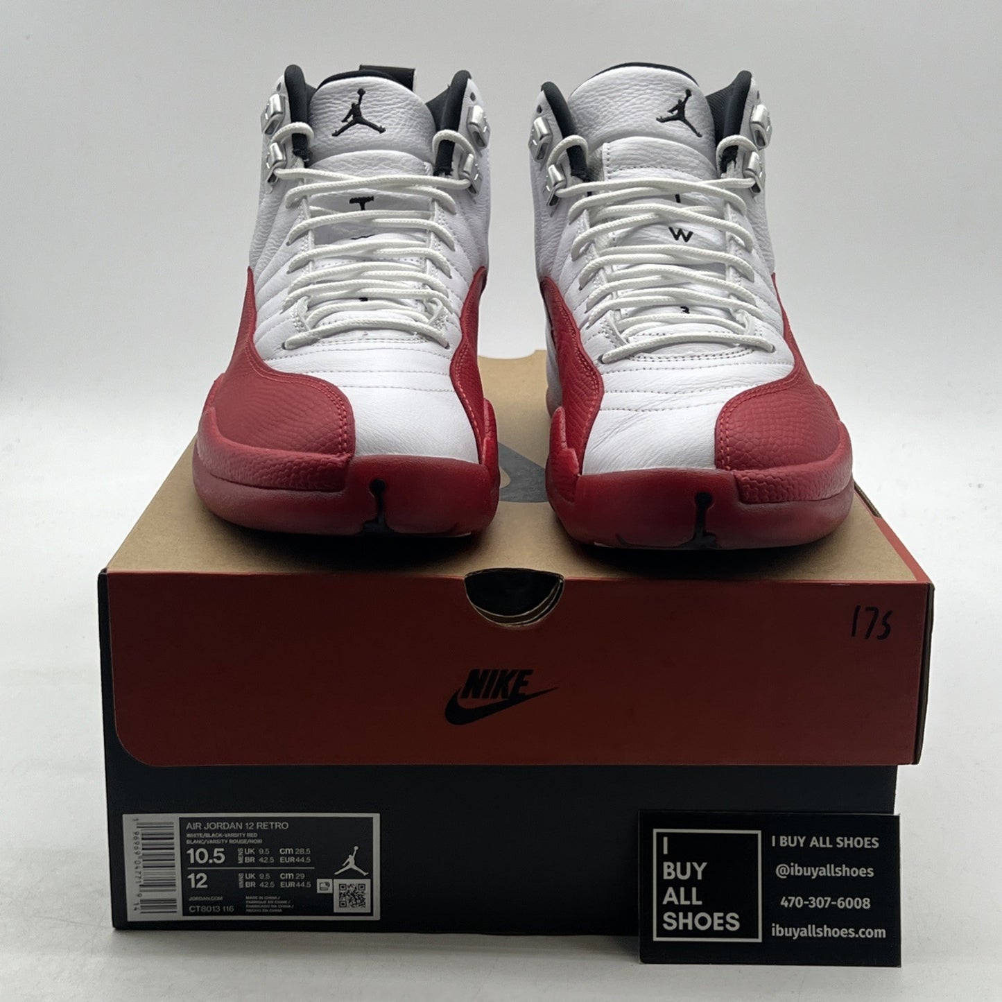Size 10.5 - Air Jordan 12 Retro 2023 Mid Cherry (CT8013-116)