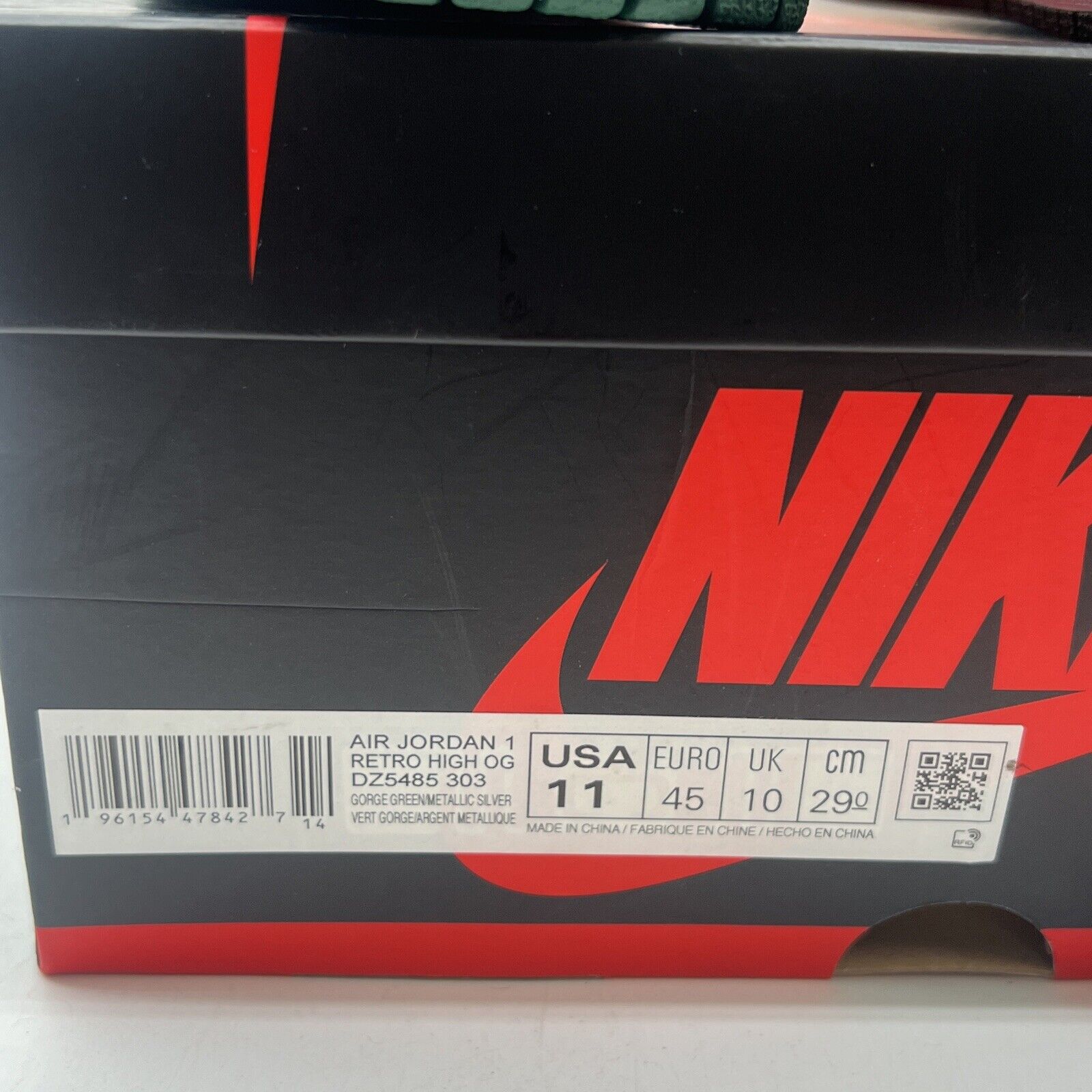 Size 11 - Air Jordan 1 Retro OG High Gorge Green (DZ5485-303)