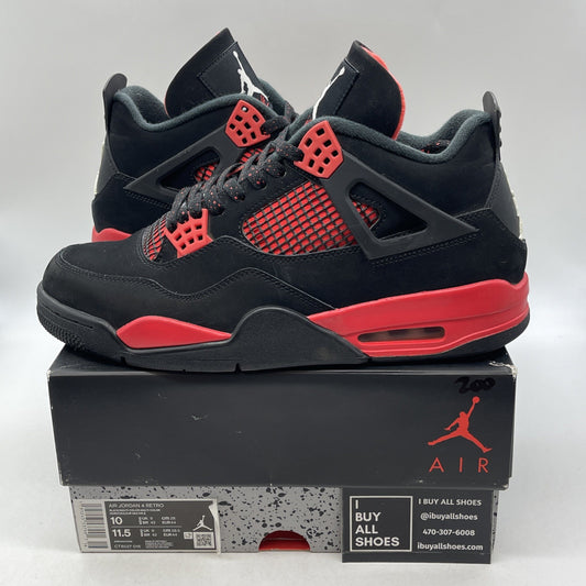 Size 10 - Air Jordan 4 Retro Mid Red Thunder (CT8527–016)