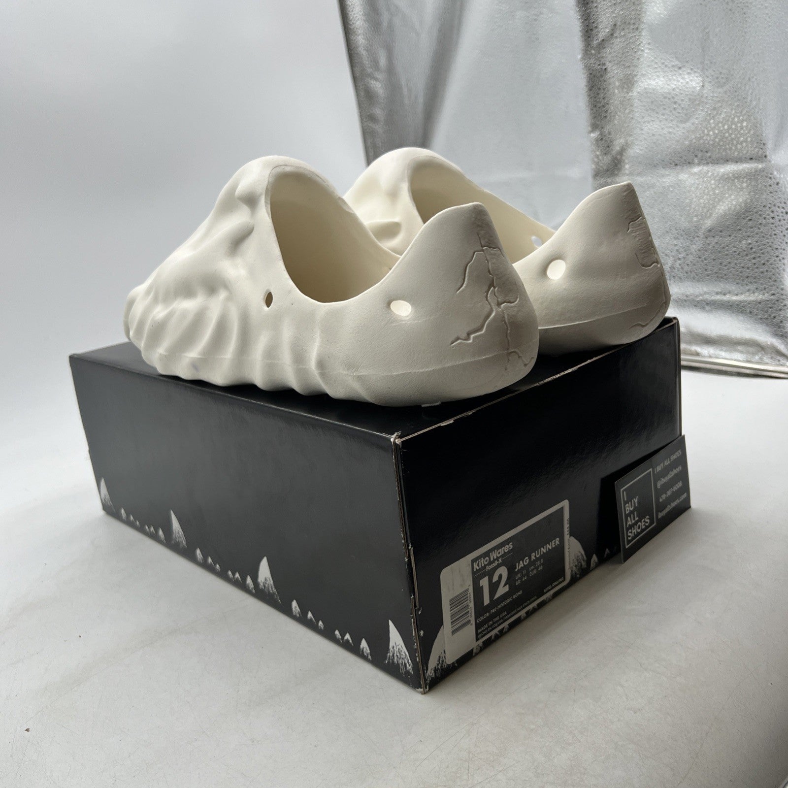 Size 12 - Kito Wares Fossil-X Jag Runners “Pre-Historic Bone”